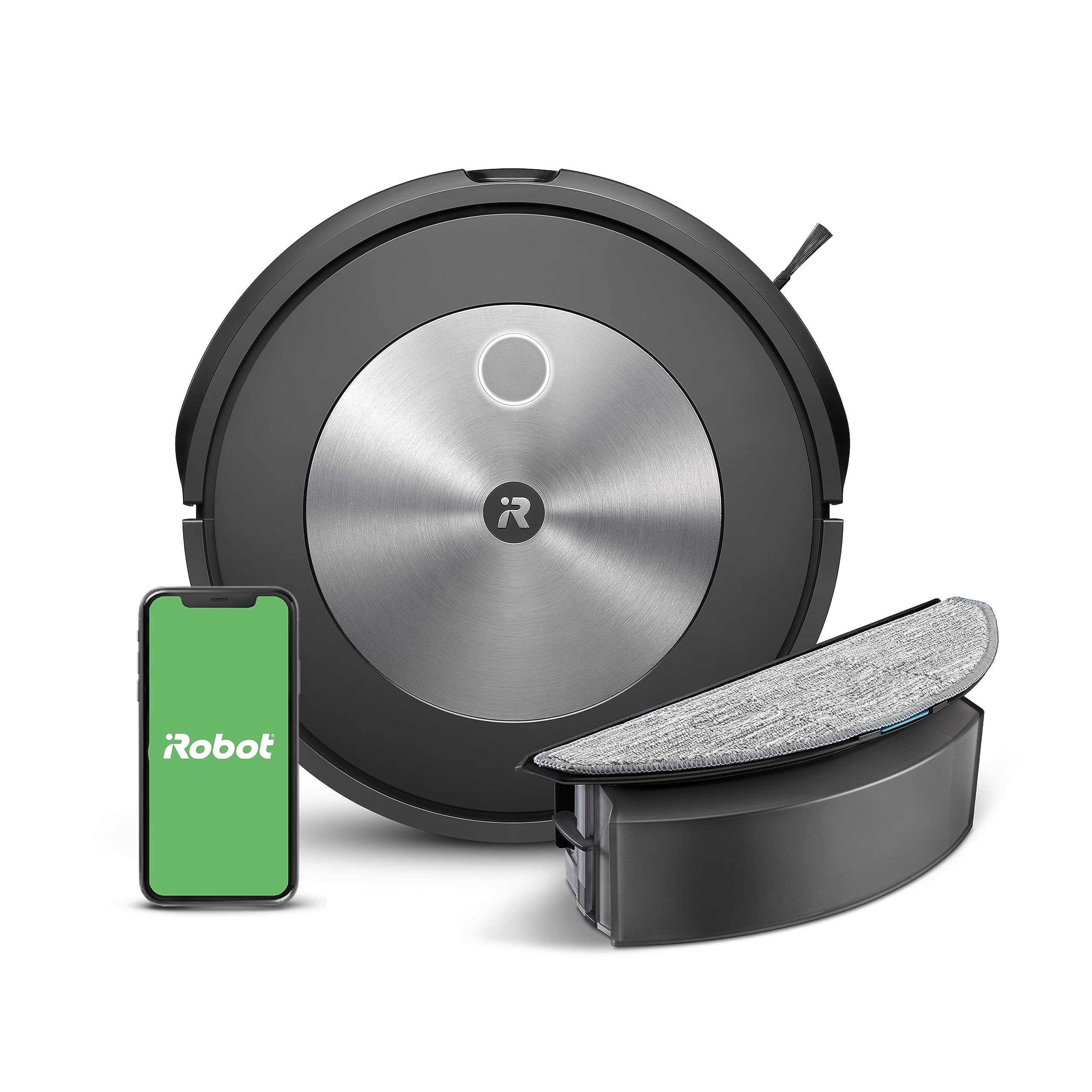 Irobot Roomba Combo J5 Robot   2 In 1 Vacuum With Optional Mopping, Identifies & Avoids Obstacles Like Pet Waste & Cords, Clean
