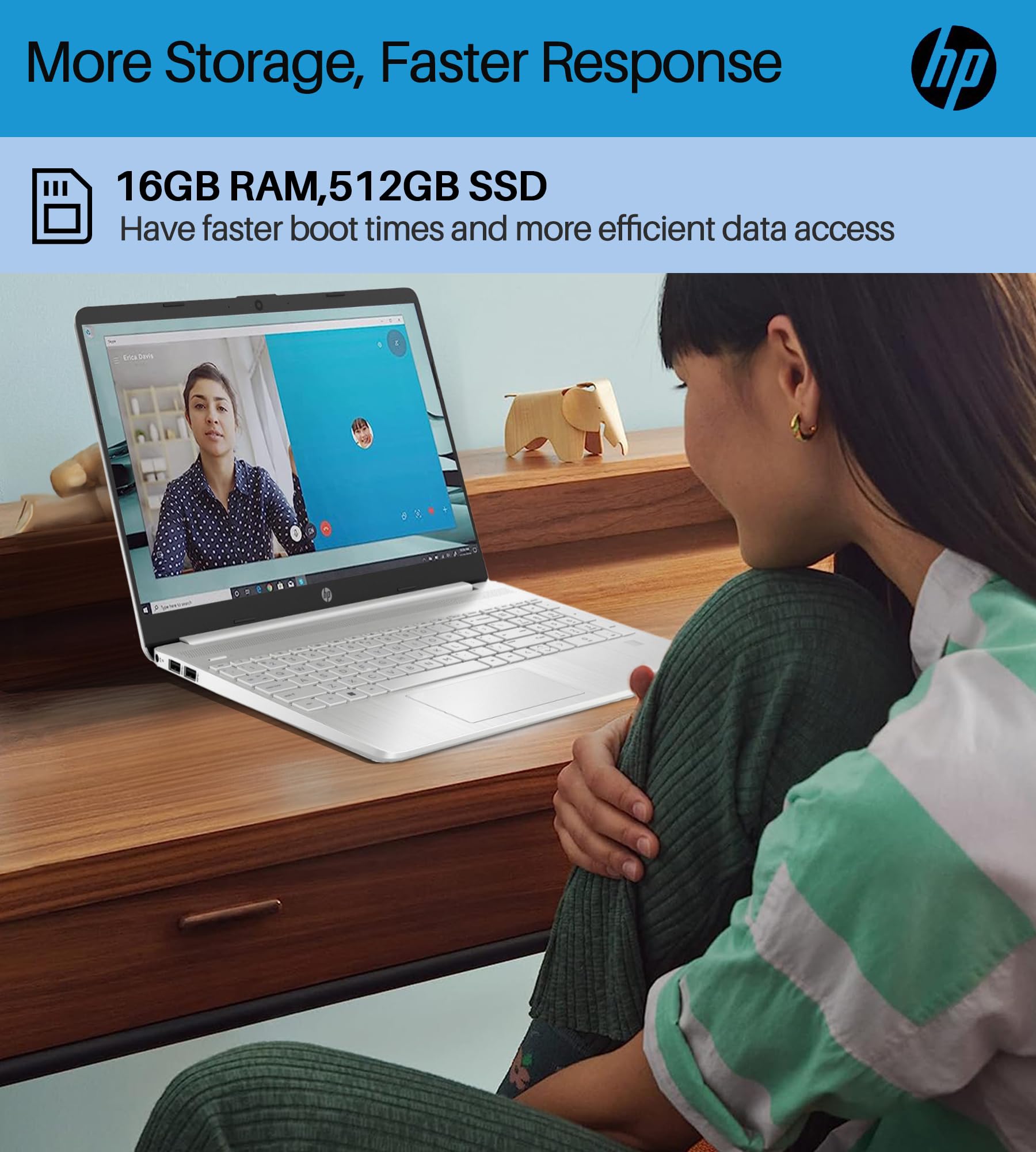 Hp 2024 Newest 15.6 Touchscreen Laptop, 12Th Gen Intel I3-1215U(Up To 4.4Ghz), 16Gb Ram, 512Gb Ssd, Intel Uhd Graphics, Long Bat