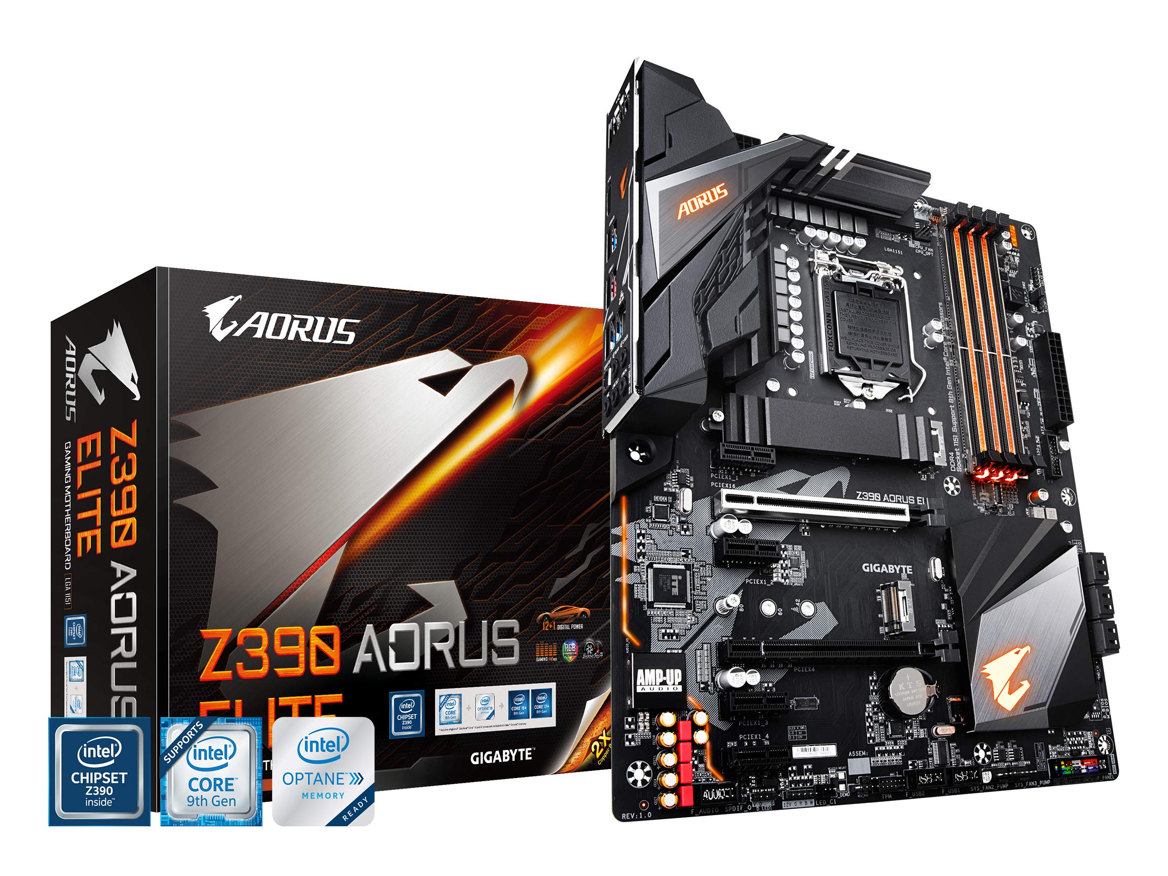 Gigabyte Z390 Aorus Elite (Intel Lga1151/Z390/Atx/2Xm.2/Realtek Alc1220/Rgb Fusion/Gaming Motherboard)