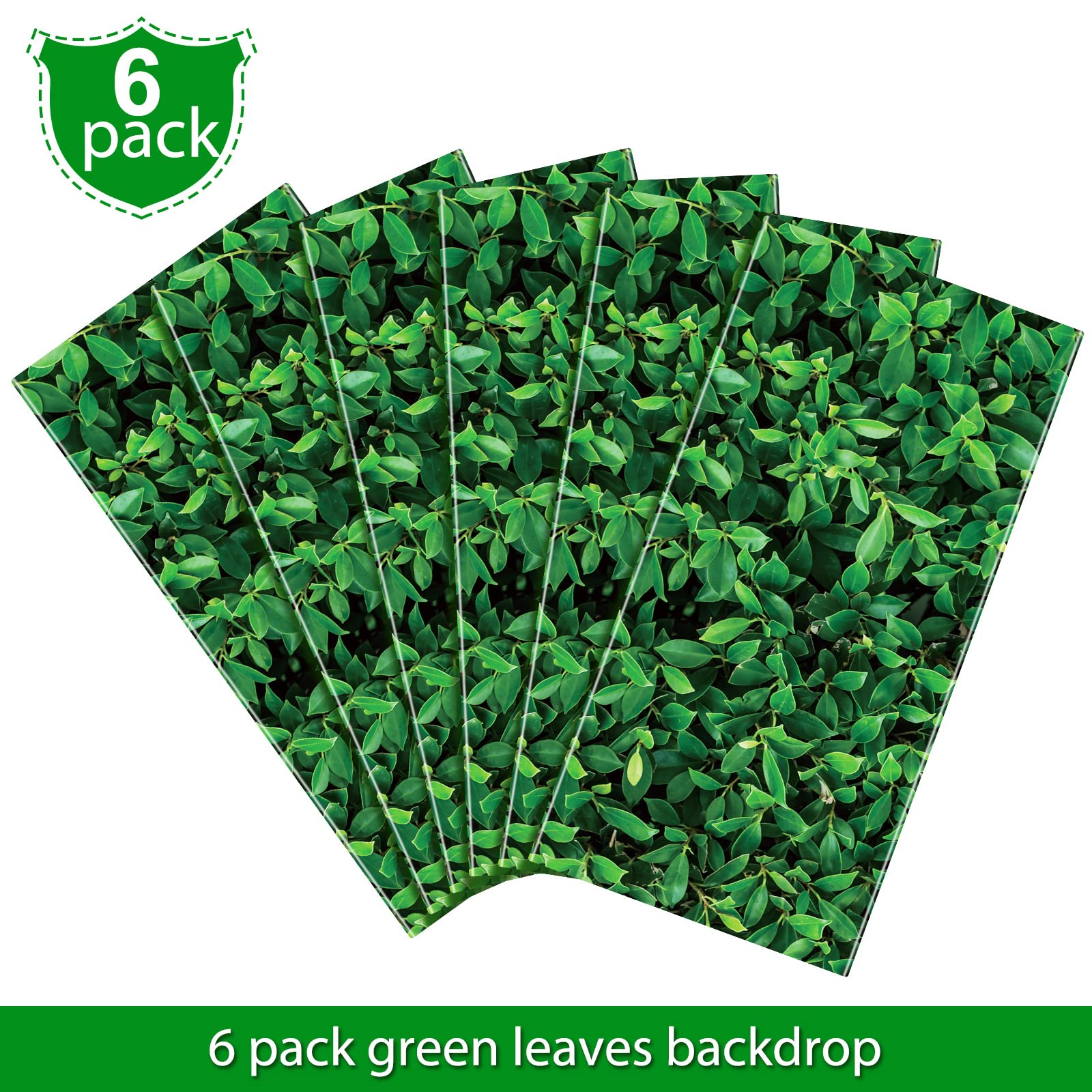 54 X 108 Inches Jumbo Green Leaves Photography Leaf Backdrop 3D Waterproof Tree Leaves Background Photo Booth Prop Green Leaf Ta