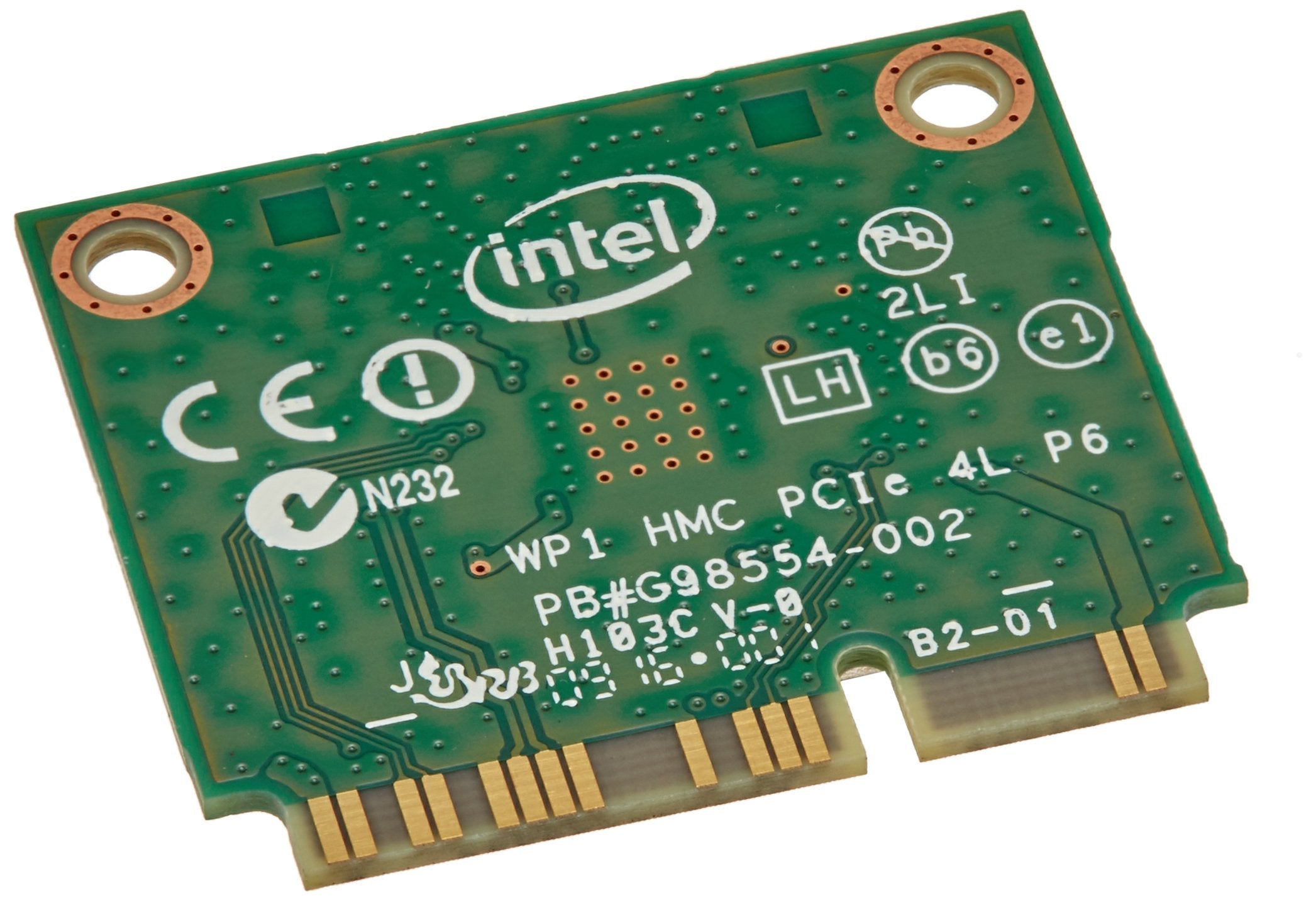 Intel 3160.HMWWB.R Dual Band Wireless-AC 3160 Network Adapter PCI Express Half Mini Card 802.11 b/a/g/n/ac