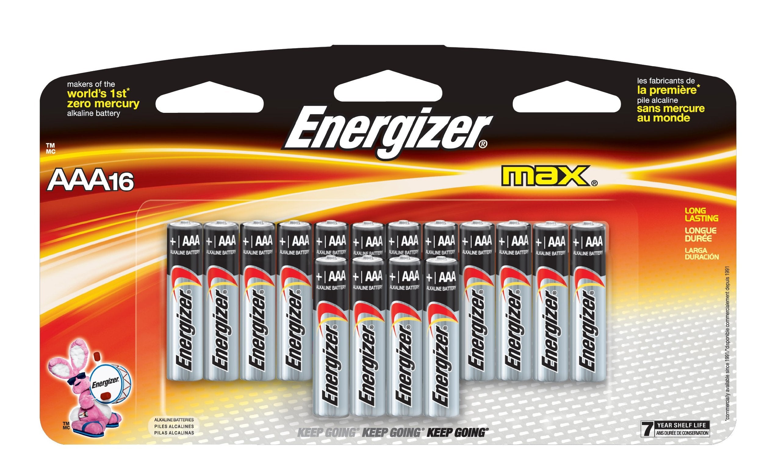 Energizer Max Aaa Batteries, Designed To Prevent Damaging Leaks, 16 Count