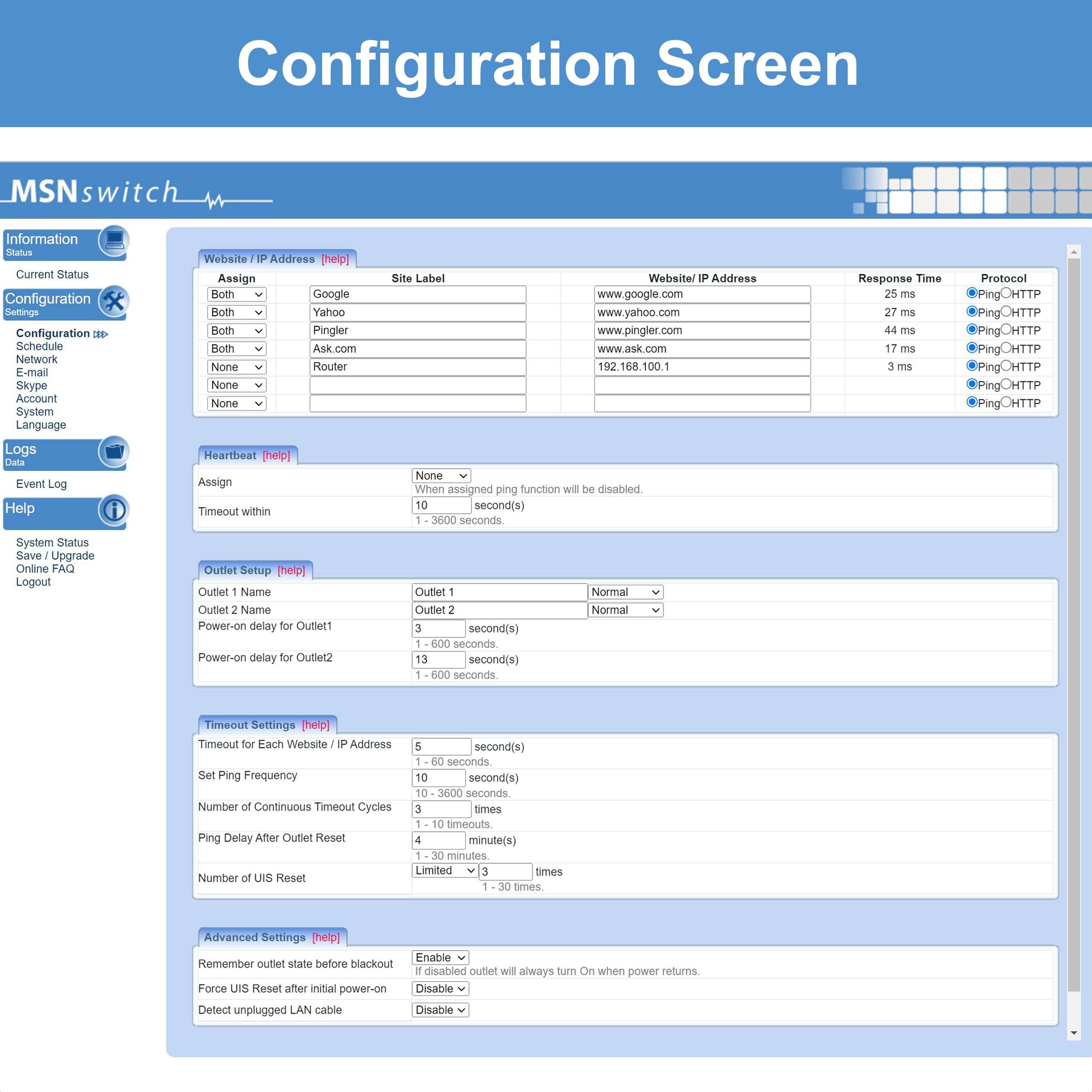 Msnswitch2 Internet Enabled Ip Remote Power Switch With Reboot   Control Via Smartphone App, Cloud Service, Web Browser, Api, Sk