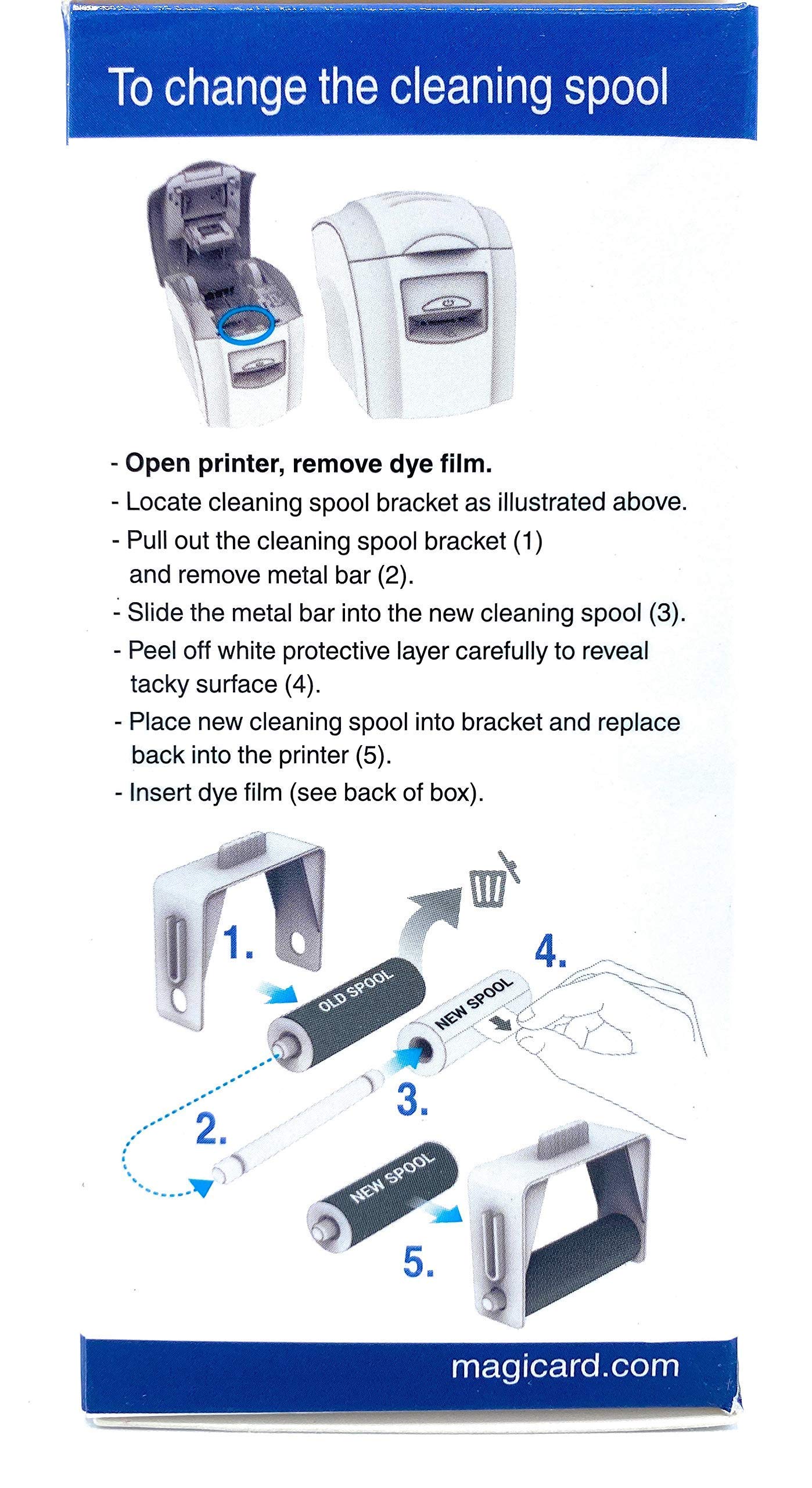 Magicard Ma300Ymcko Color Ribbon Kit (Ymcko, 300 Prints) For Enduro, Rio Pro, And Pronto Series Card Printers Straight From Manu