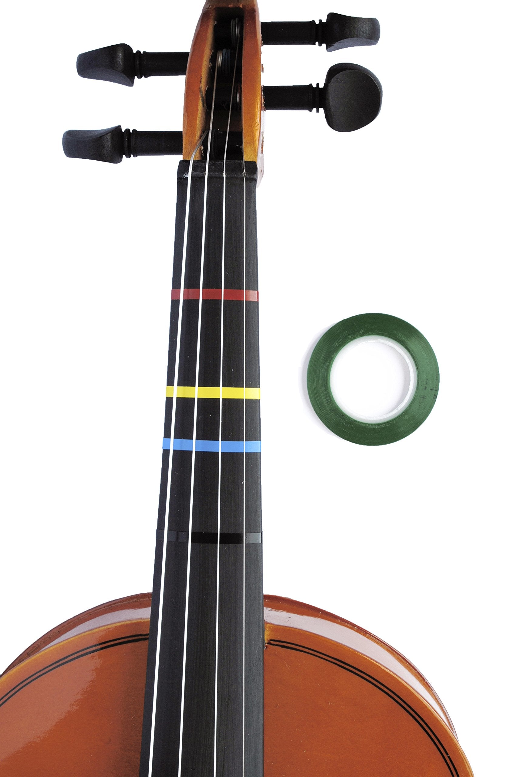 Long Beach Music Violin Fingering Tape (Green) 300'' Inches