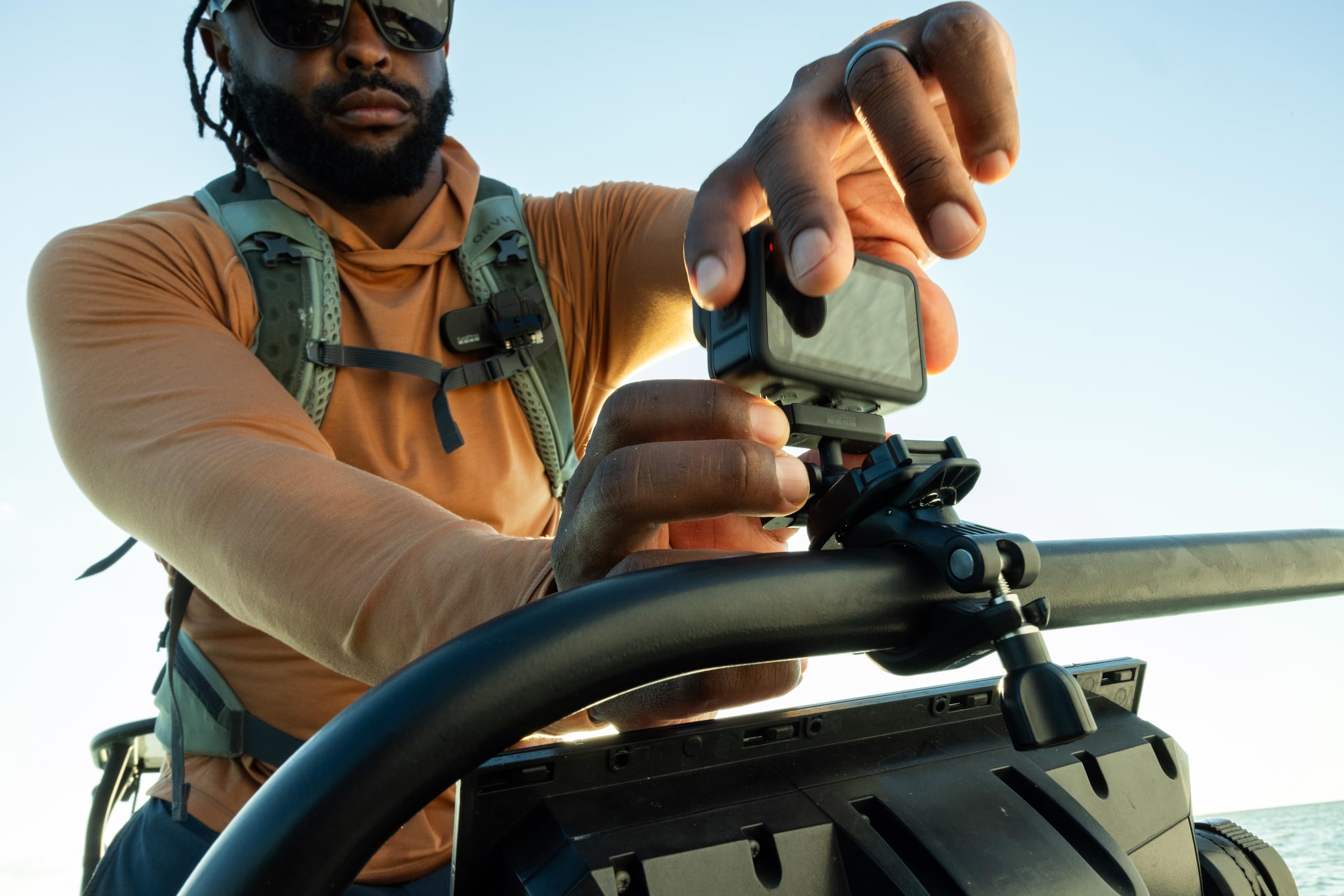 Gopro Magnetic Latch Ball Joint Mount (Hero13) - Official Gopro Accessory (Aemag-002)