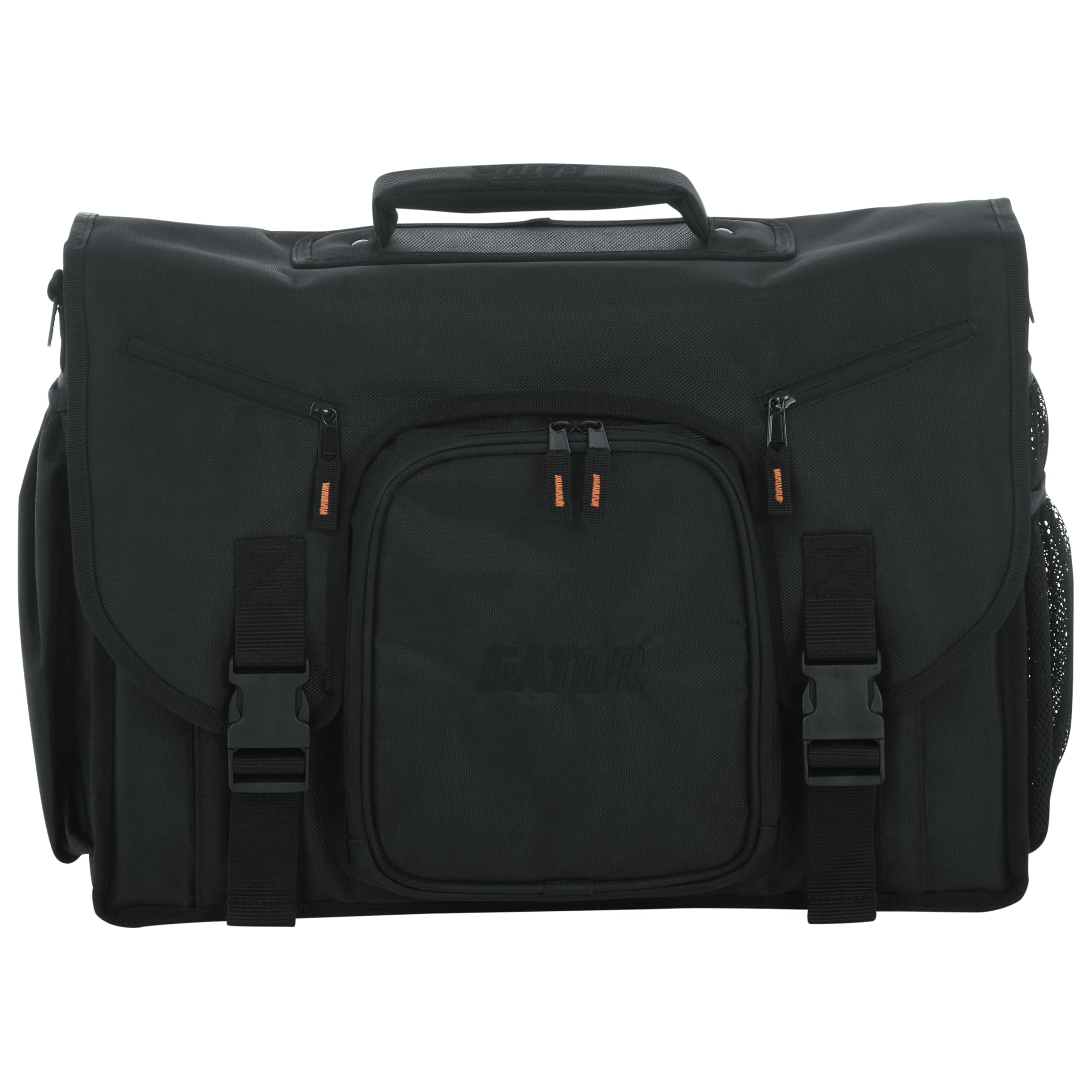 Gator Cases G-Club Series DJ Controller Messenger Bag with Bright Orange Interior; Fits 19 Controllers (G-Club Control)