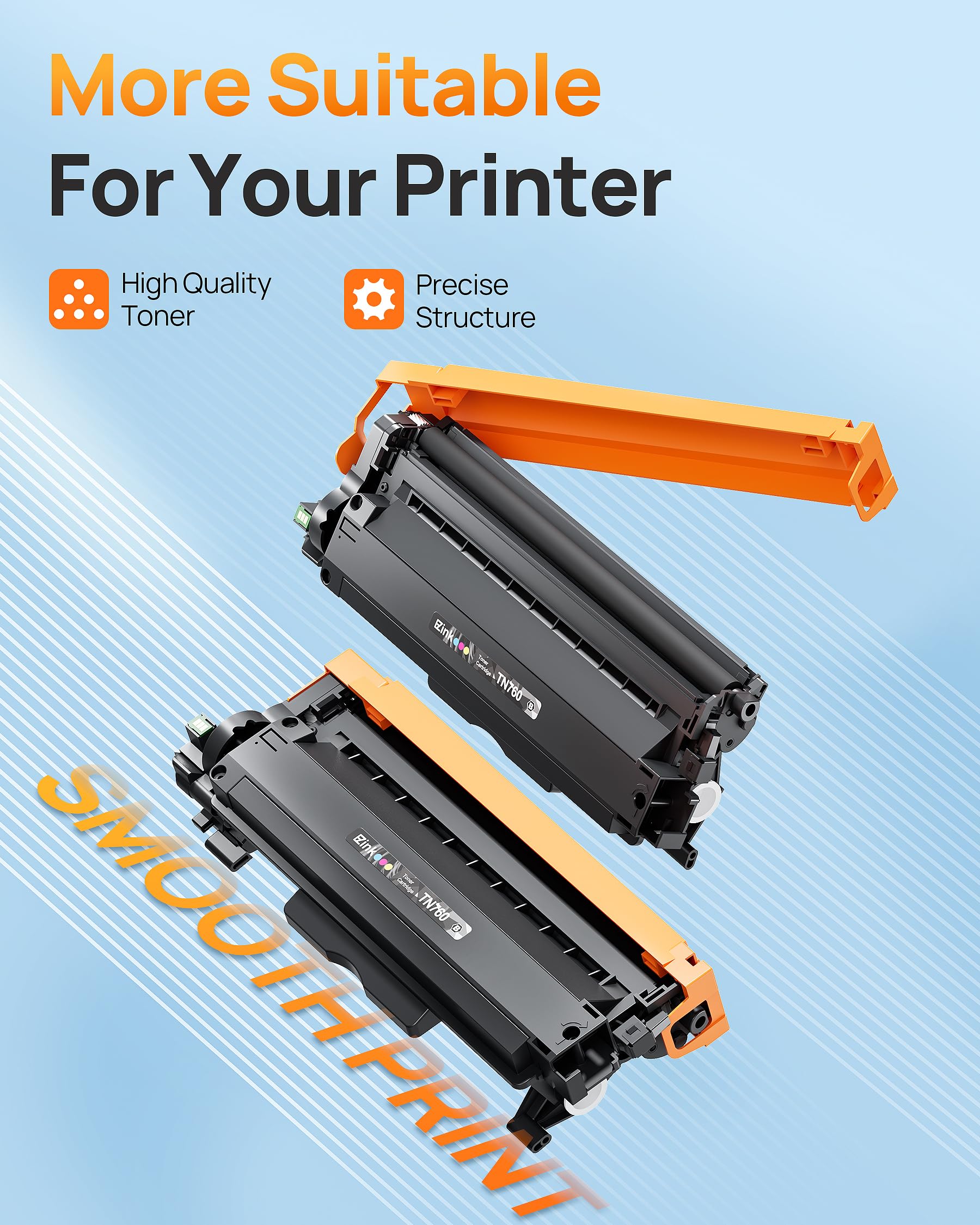 E Z Ink Compatible Tn760 Toner Cartridges Replacement For Brother Tn 760 Tn730 Tn 730 To Use With Hl L2350Dw Hl L2395Dw Hl L2390