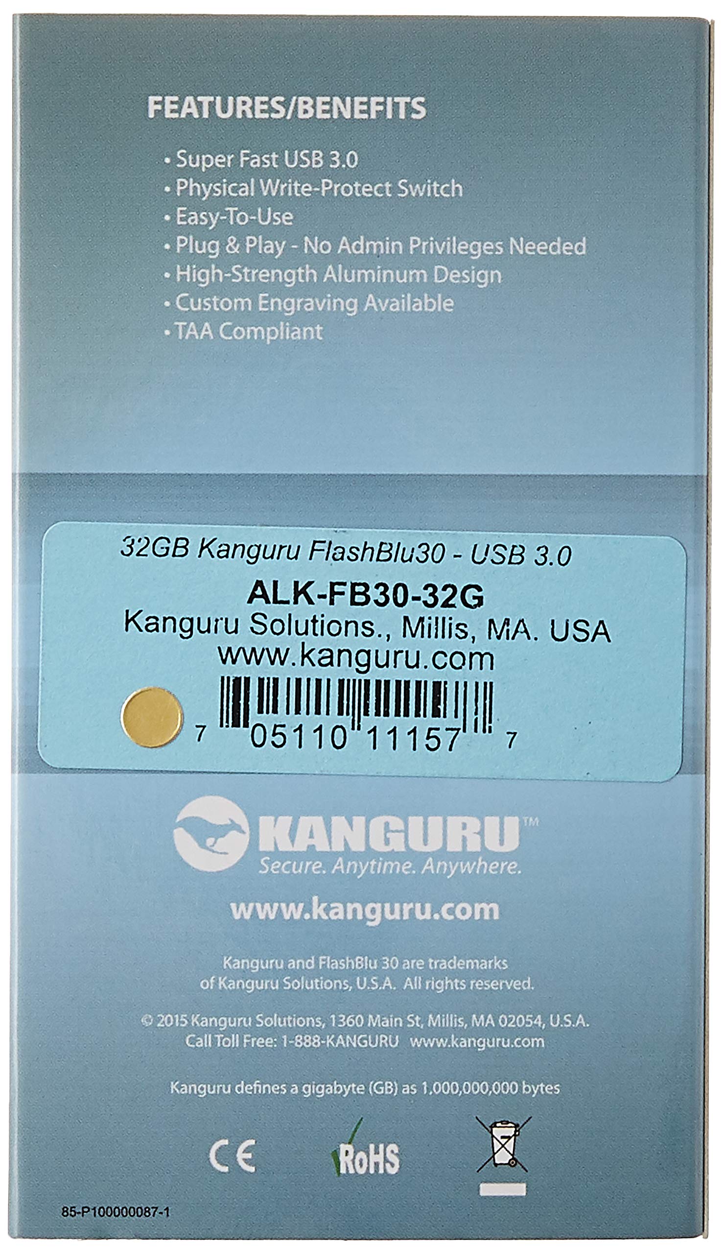 Flashblu30 With Physical Write Protect Switch Superspeed Usb3.0 Flash Drive