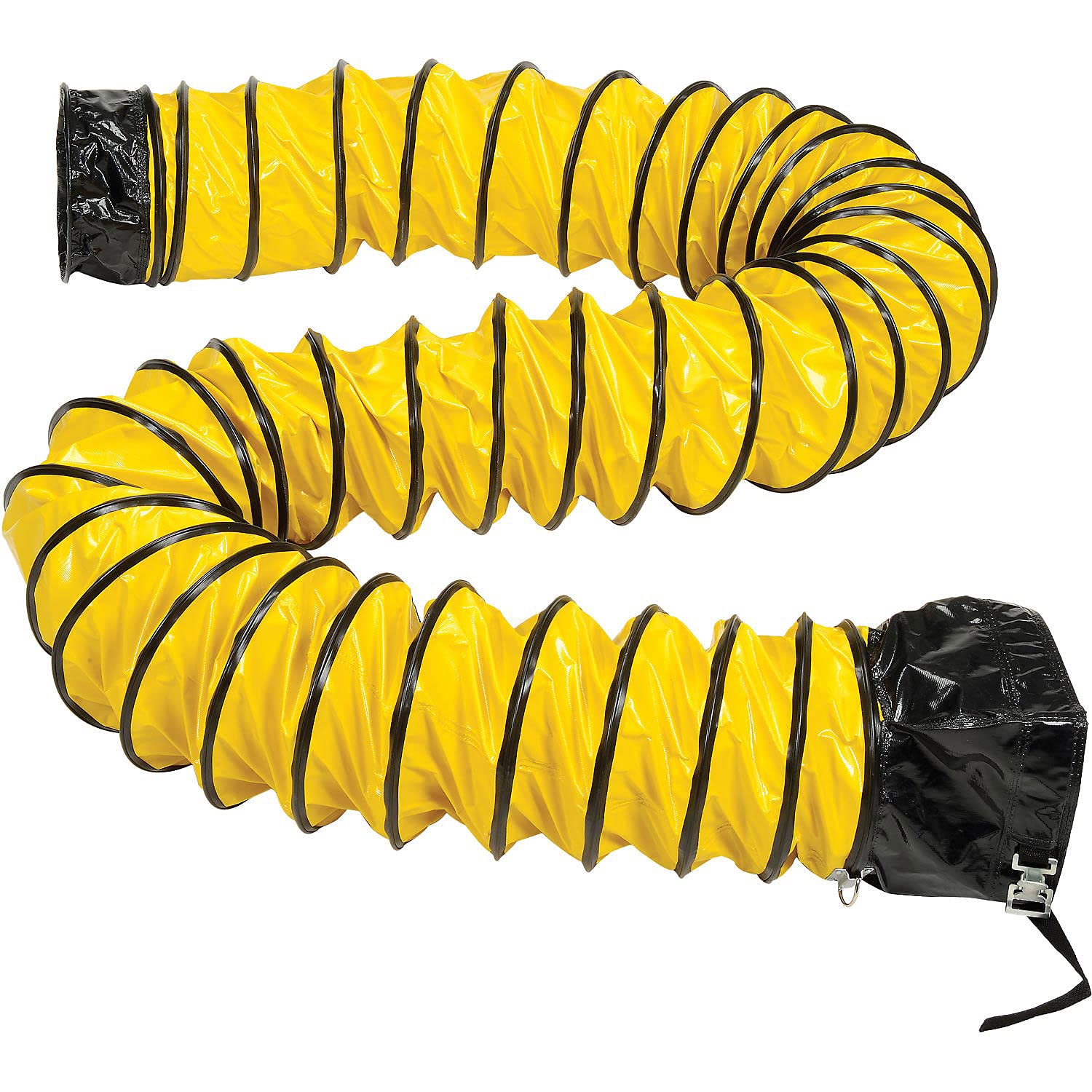 Global Industrial Flame Retardant Flexible Duct 16 Ft. For 12 Inch Diameter Fan