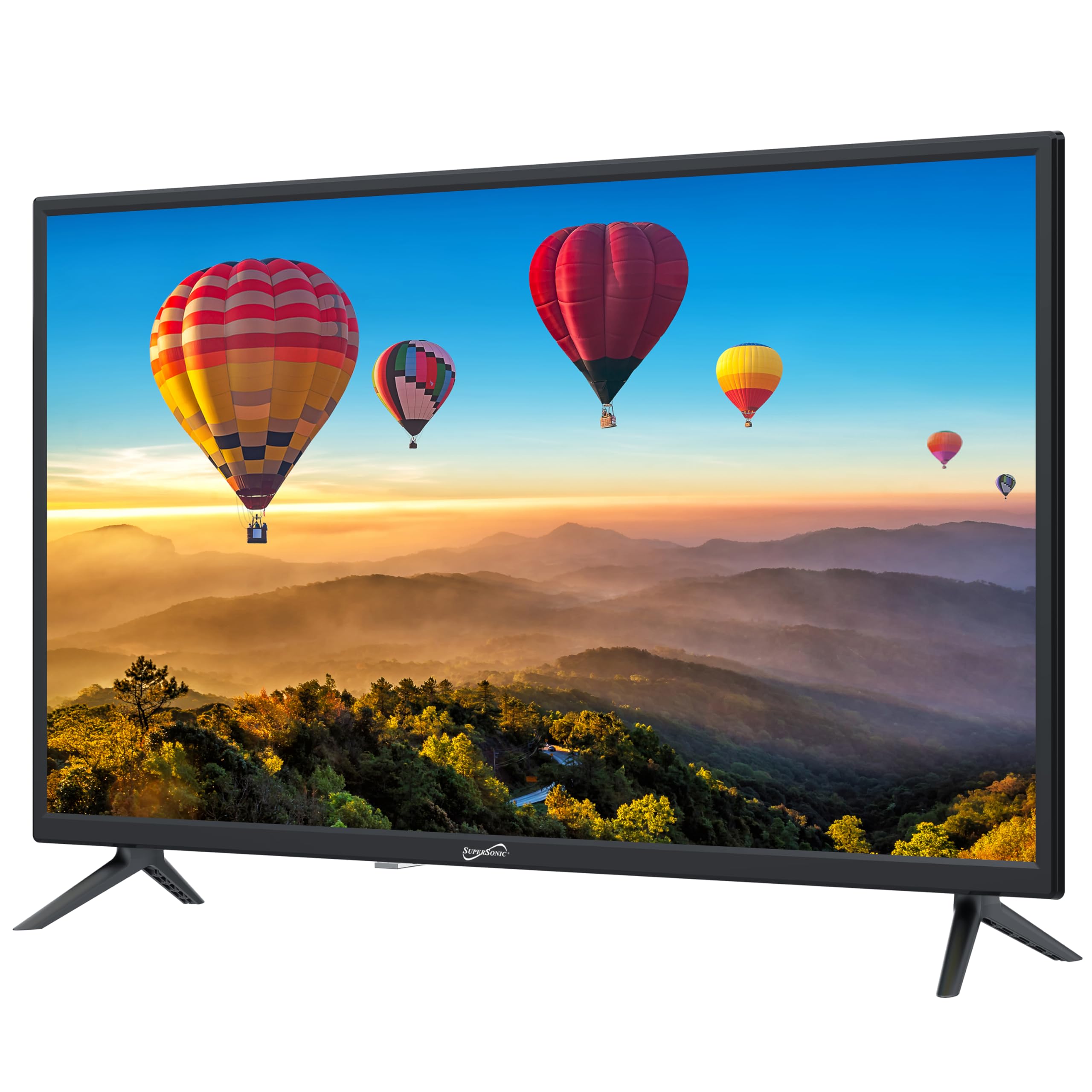 Supersonic Sc 3210 Led Widescreen Hdtv 32'' Flat Screen With Usb Compatibility, Hdmi & Ac Input: Built In Digital Noise Reductio