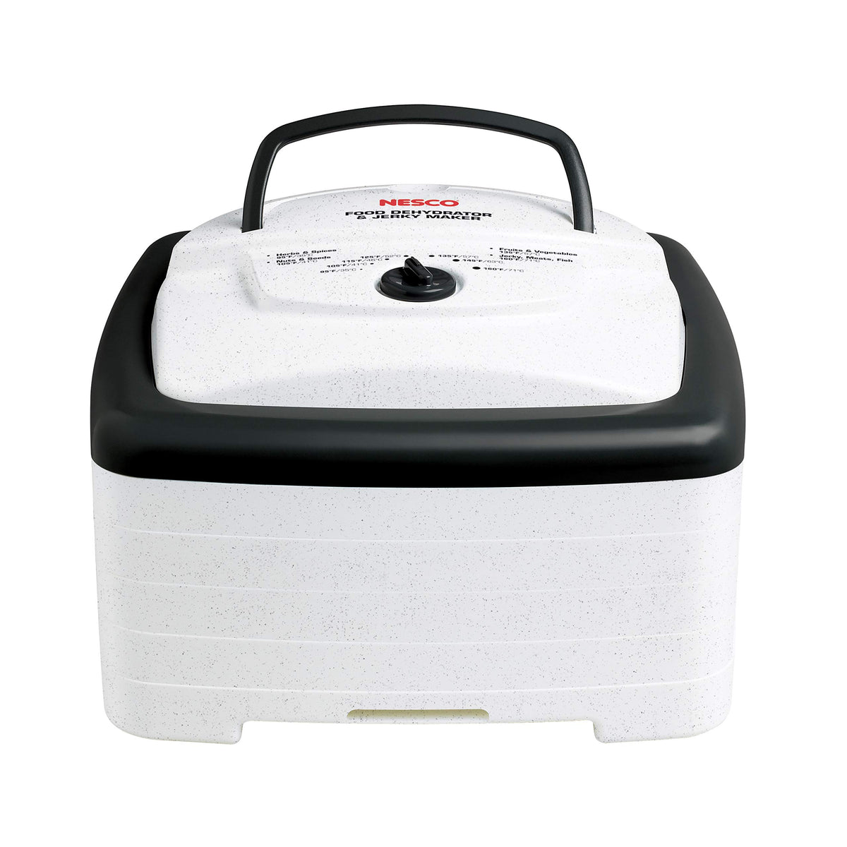 Nesco Fd-80A Square Shaped Food Dehydrator, For Snacks, Fruit, Beef Jerky, White