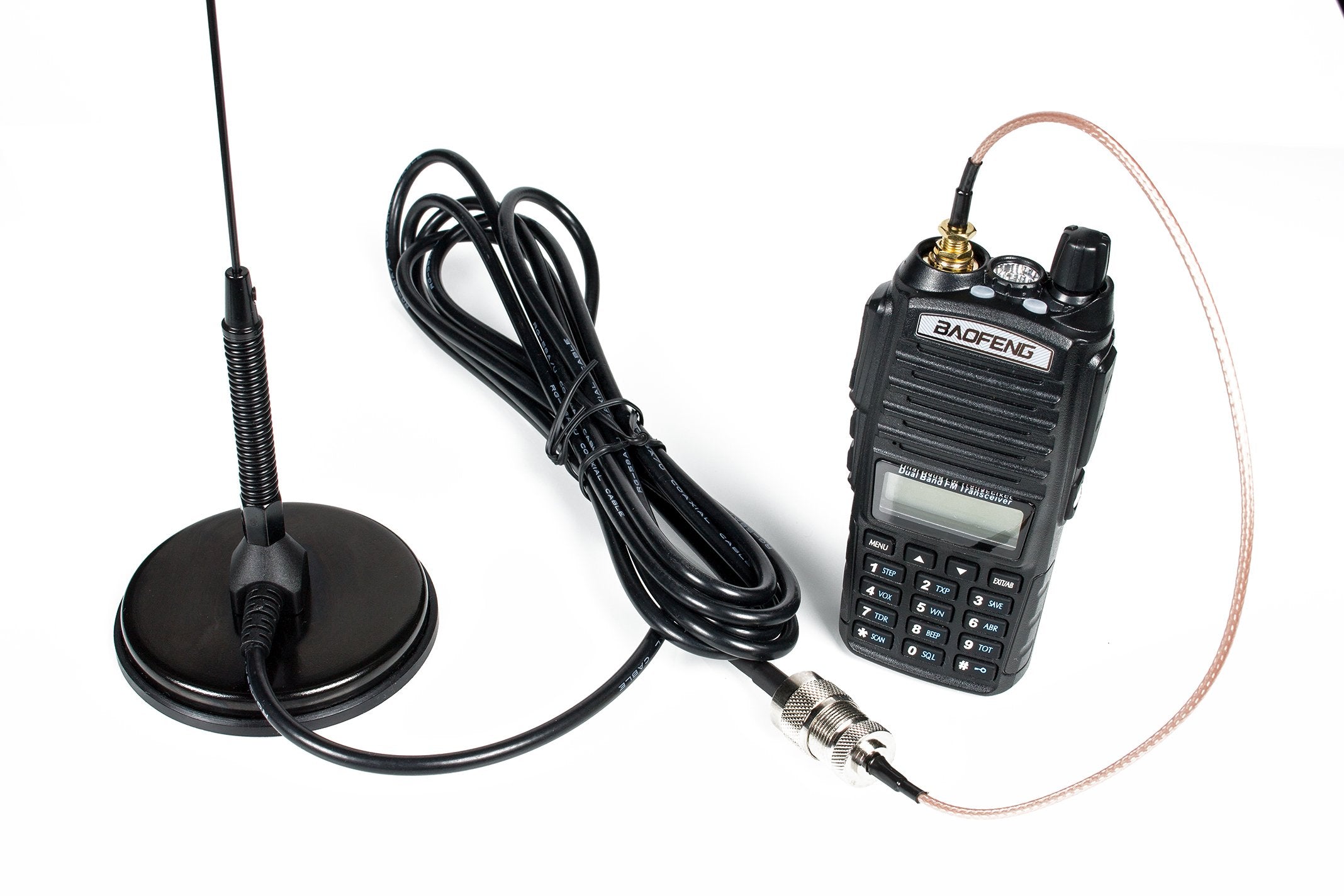 Authentic Genuine Nagoya Ut 72 Super Loading Coil 20 Inch Magnetic Mount (Heavy Duty) Vhf/Uhf (144/430Mhz) Antenna Pl 259, Inclu