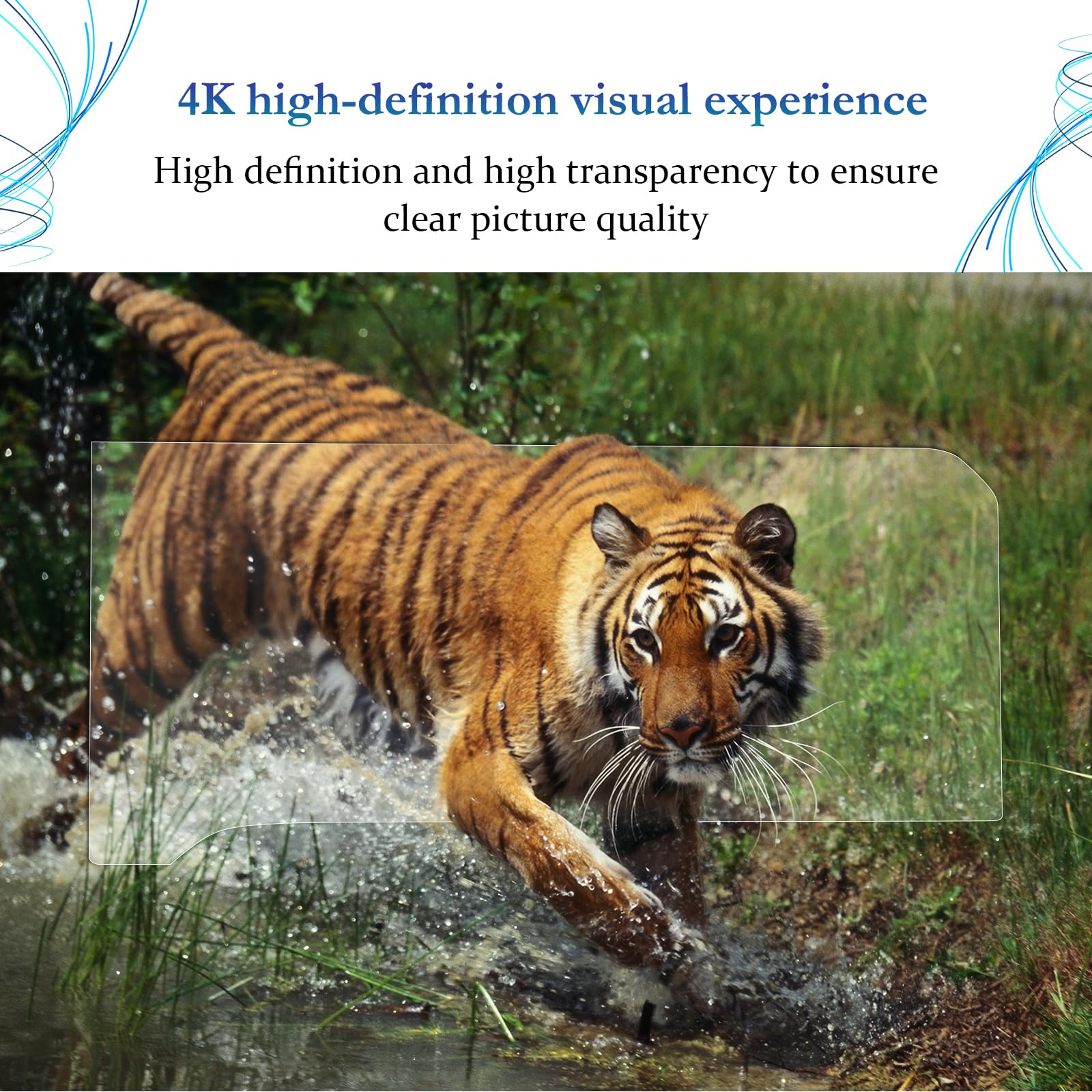 Sktu (2Pcs For 2024 2025 Toyota Land Cruiser Screen Protector 12.3 Inch For 2024 2025 Toyota Land Cruiser (Land Cruiser/First Edition) 12.3 Inch Navigation Display 2024 2025 Land Cruiser Accessories