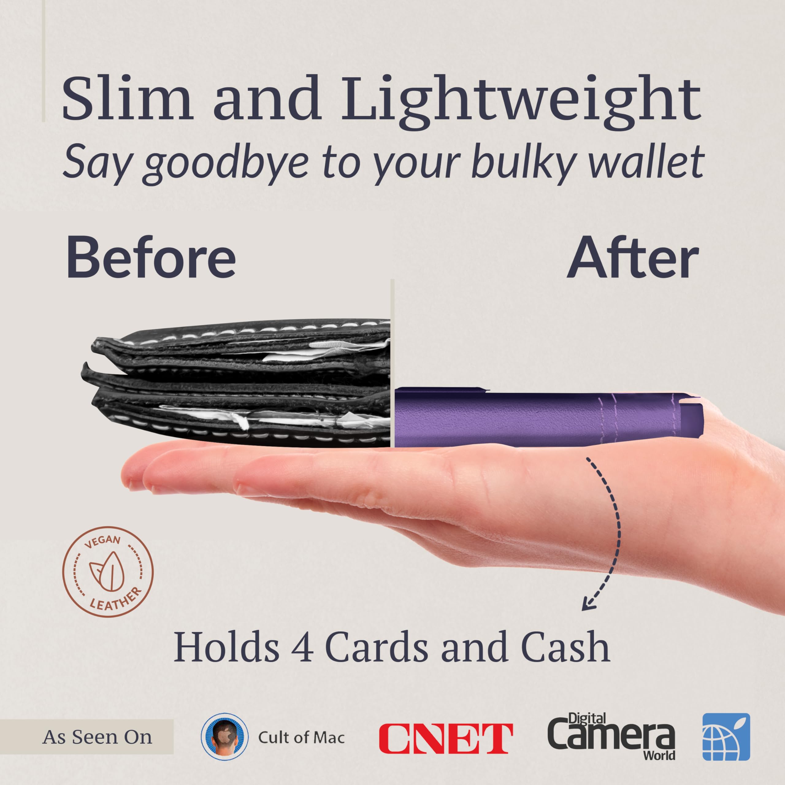 Iphone 15 Wallet Case For Women And Men, Case With Card Holder [Slim & Protective] For Apple 15 (6.1   ), Vegan Leather I Phone