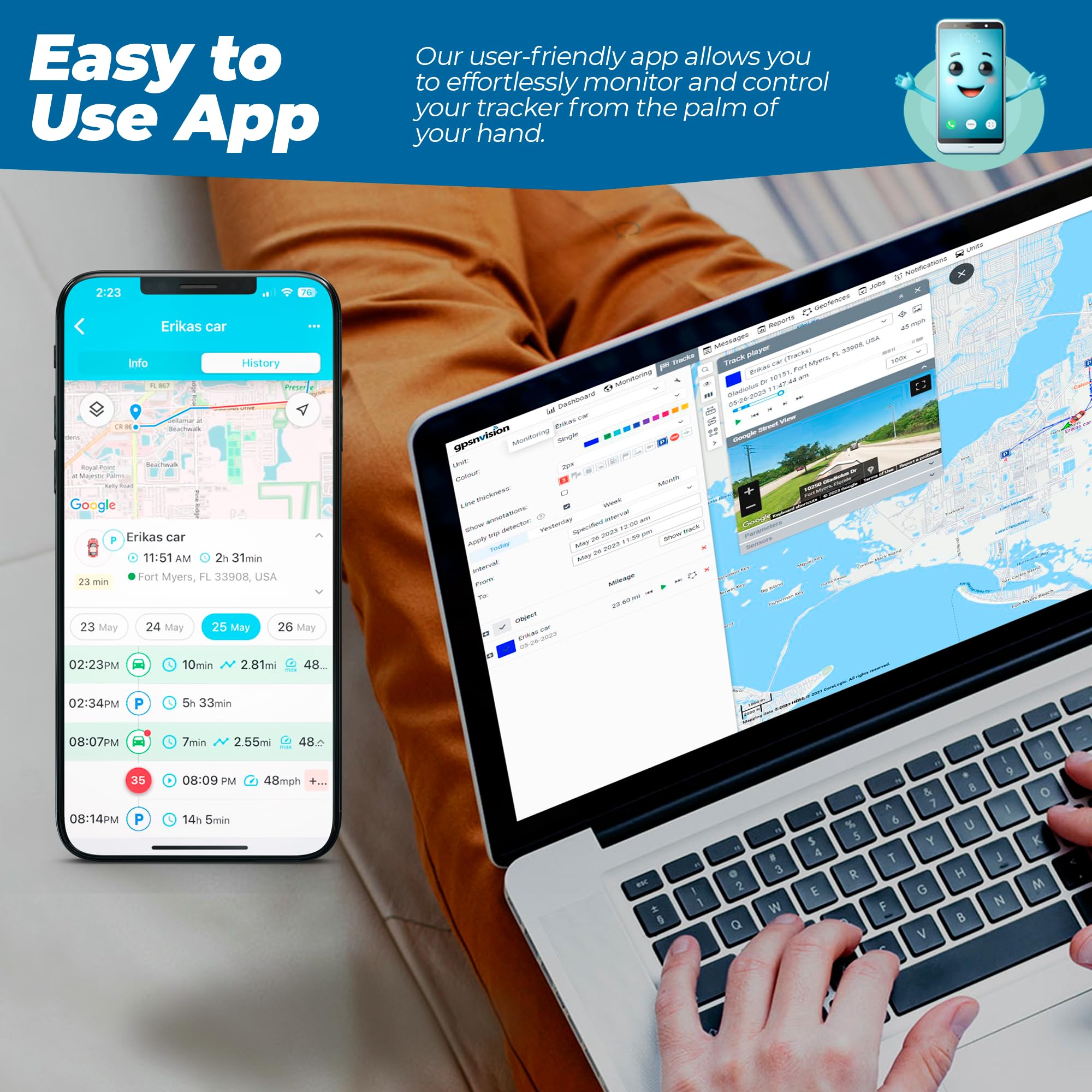 Gpsnvision Magnetic Car Gps Tracker Small   Hidden Tracker For Vehicles   Portable Real Time Magnetic Mini Gps Tracking Device W