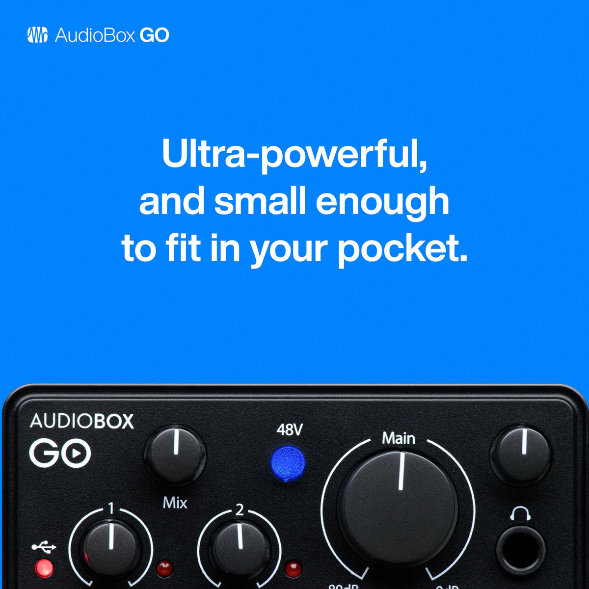 PreSonus AudioBox GO | USB-C Audio Interface for music production with ...