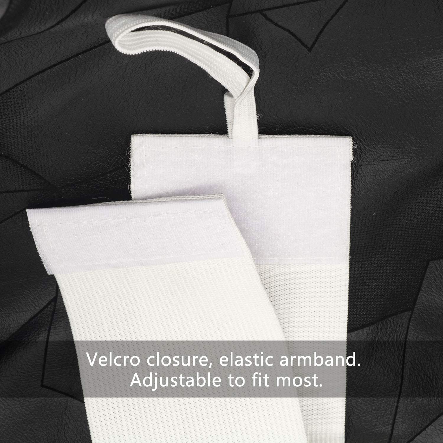 Wrzbest White Armbands Soccer Football Rugy Captain Armbands Mourning Armband For Multipurpose Use,Diy,Restaurant,Team Sport,Hos