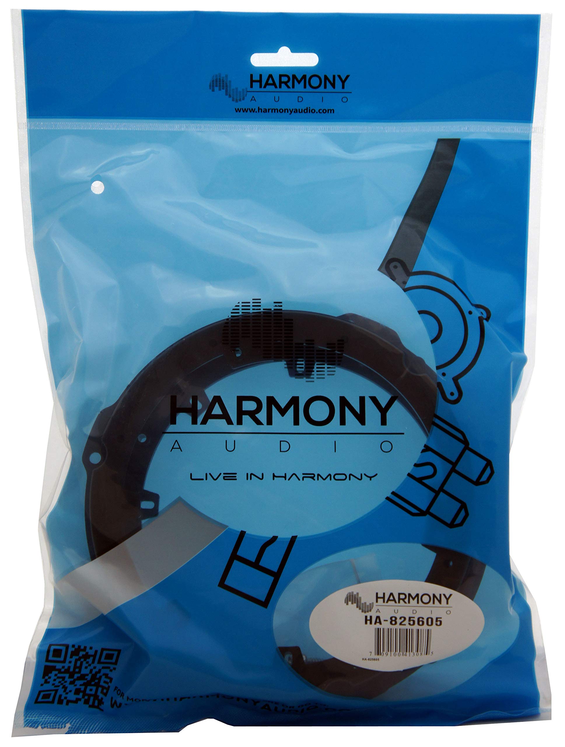 Harmony Audio Compatible With 2013 2019 Ford Fusion Ha 825605 Front Factory Speaker To Aftermarket 6.5' Speakers Adapters