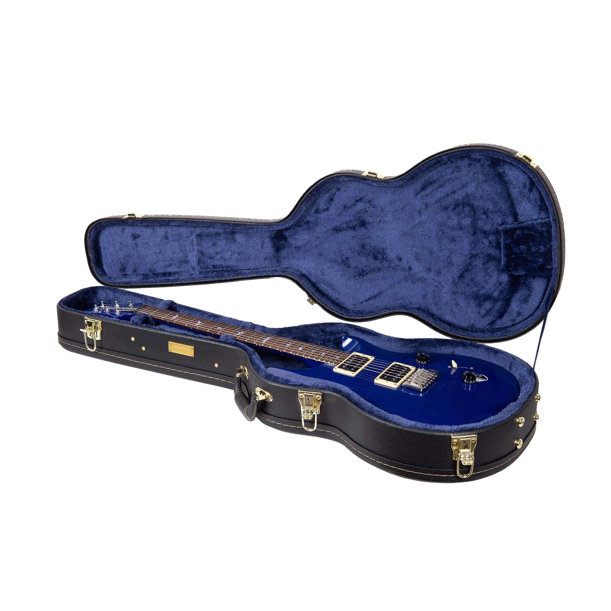 Crossrock Electric Guitar Case Fits Prs Core Series Hollowbody Guitar, Right Hand, Black (Crw620Prshbbk)