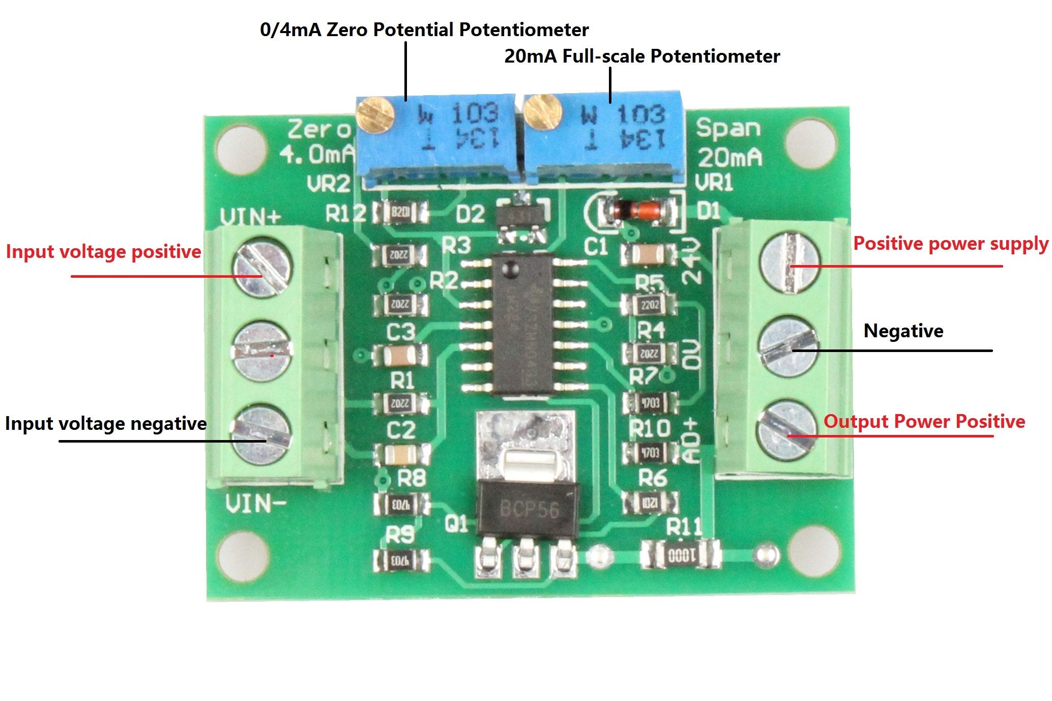 Noyito Voltage To Current Module 0 5V To 0 20Ma