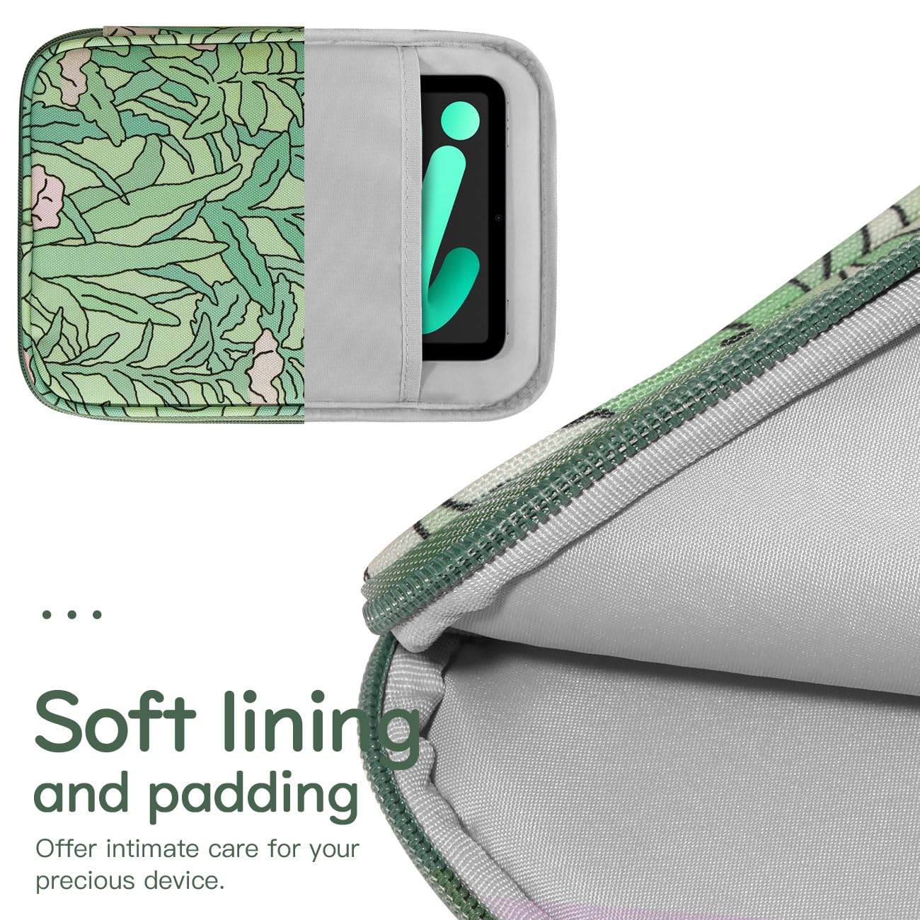 Dadanism 8-9 Inch Tablet Sleeve Bag Carrying Case For Ipad Mini 6 8.3 2021, Ipad Mini 5/4/3/2/1 7.9, Galaxy Tab A7 Lite 8.7 2021