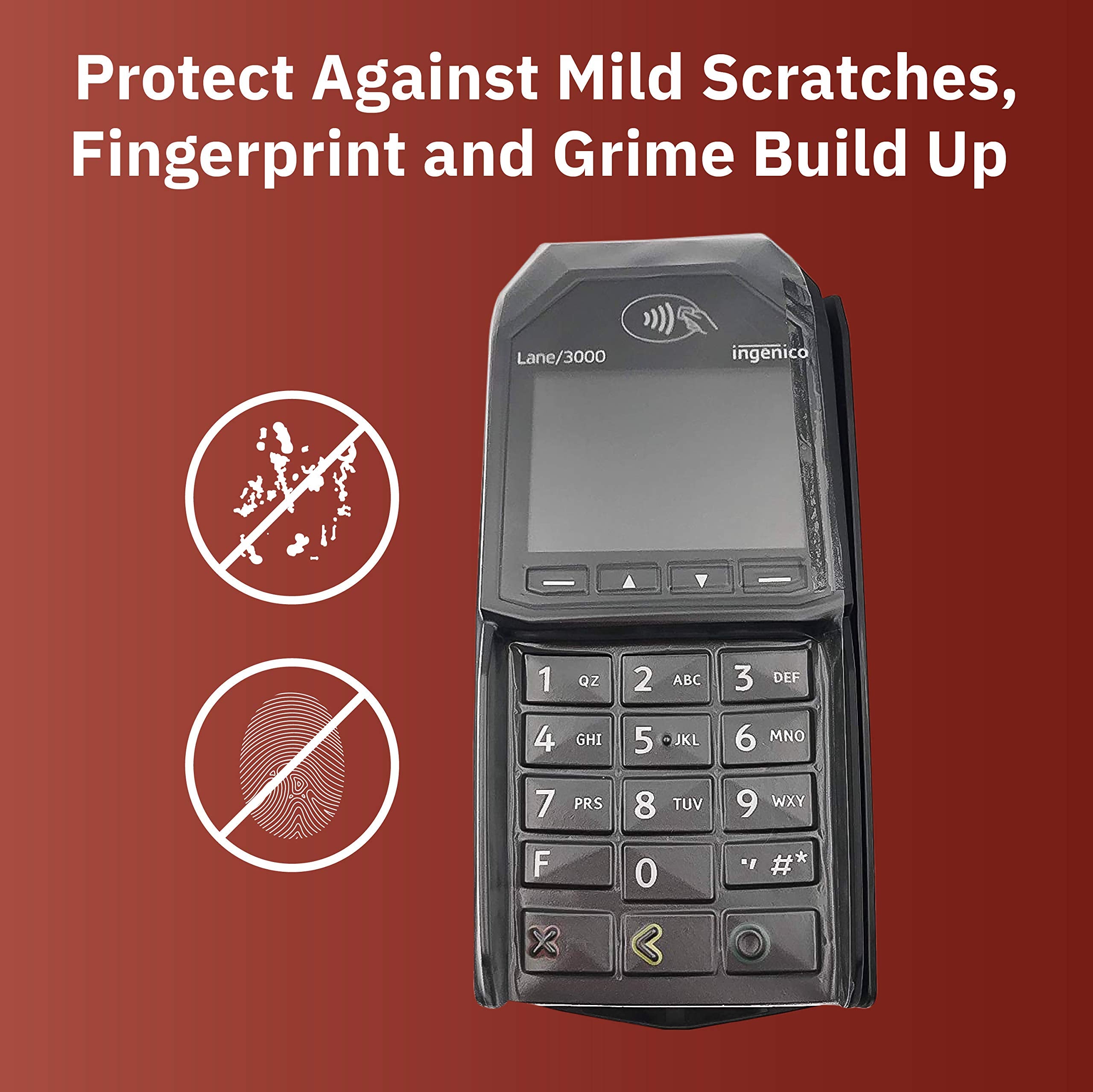 Discount Credit Card Supply Ingenico Lane/3000 Terminal Protective Spill Cover