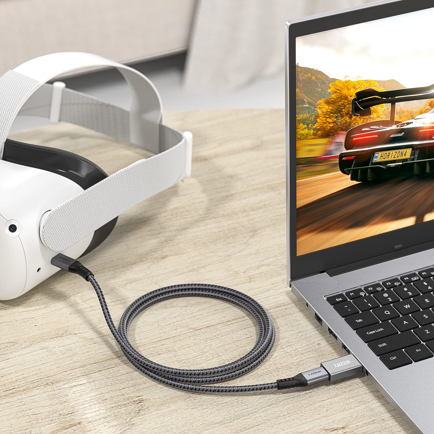 [10Gbps] Usb C Female To Usb Male Adapter (2 Pack), 3.1 Usb A To C Adapter, Xaosun One Sided Superspeed Data Sync & 100W Fast Ch