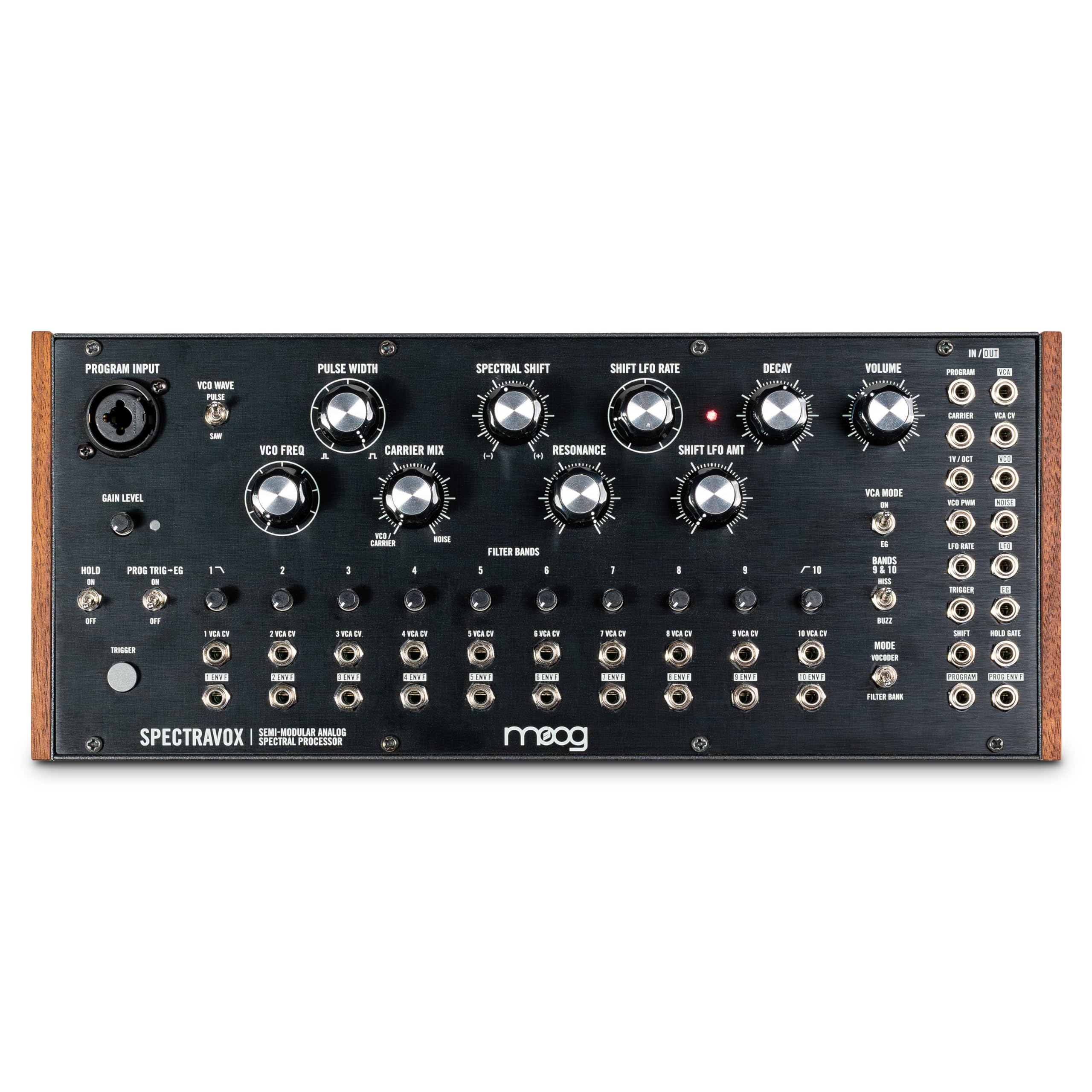 MOOG Spectravox Semi-Modular Analog Spectral Processor with CV Filter Bank/Vocoder, Voltage-Controlled Oscillator, Headphone Out