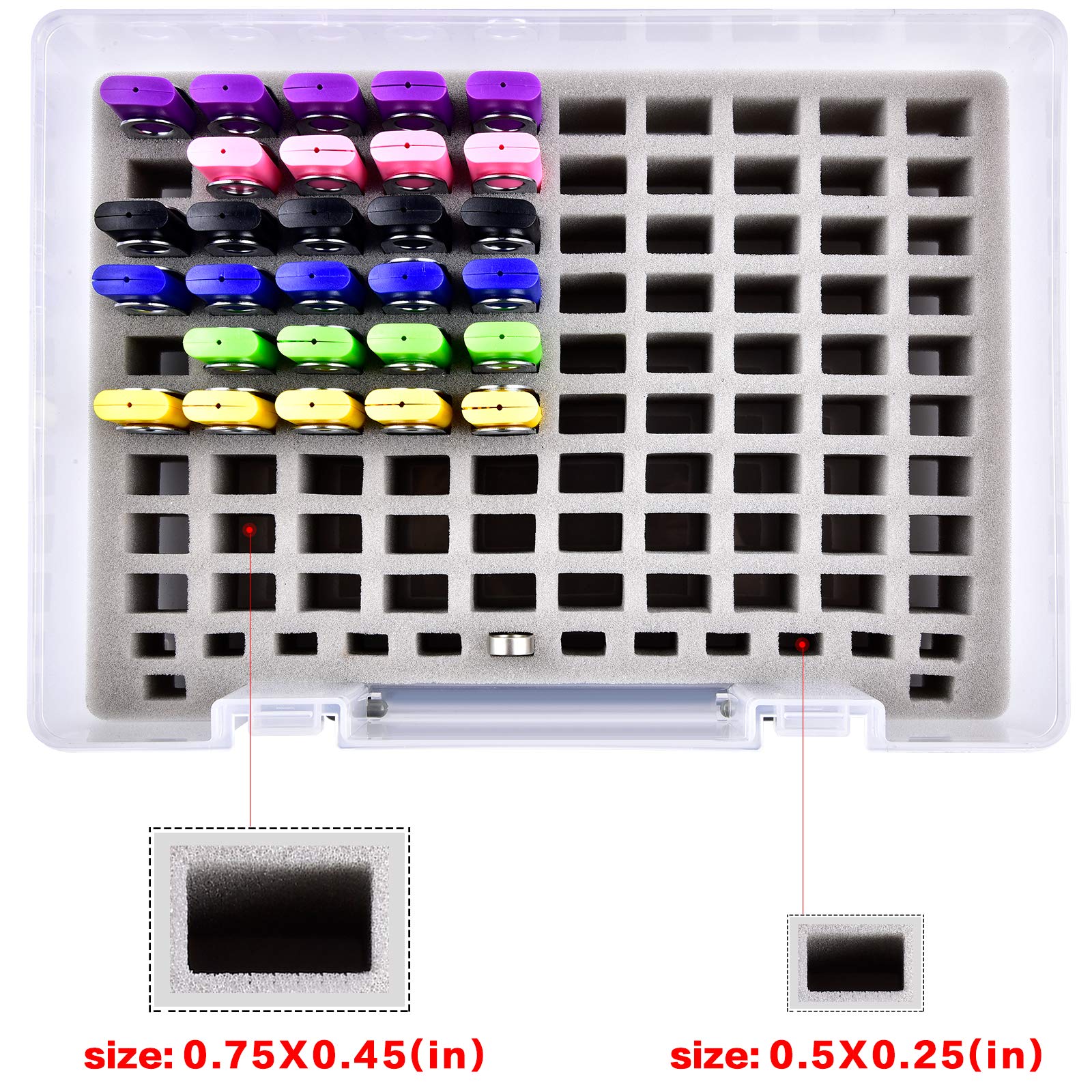 Flash Drive Case Usb Memory Stick Sd Card Storage Organizer  Holds 104Pcs Thumb Drive Electronic Accessories Holder For Sandisk/