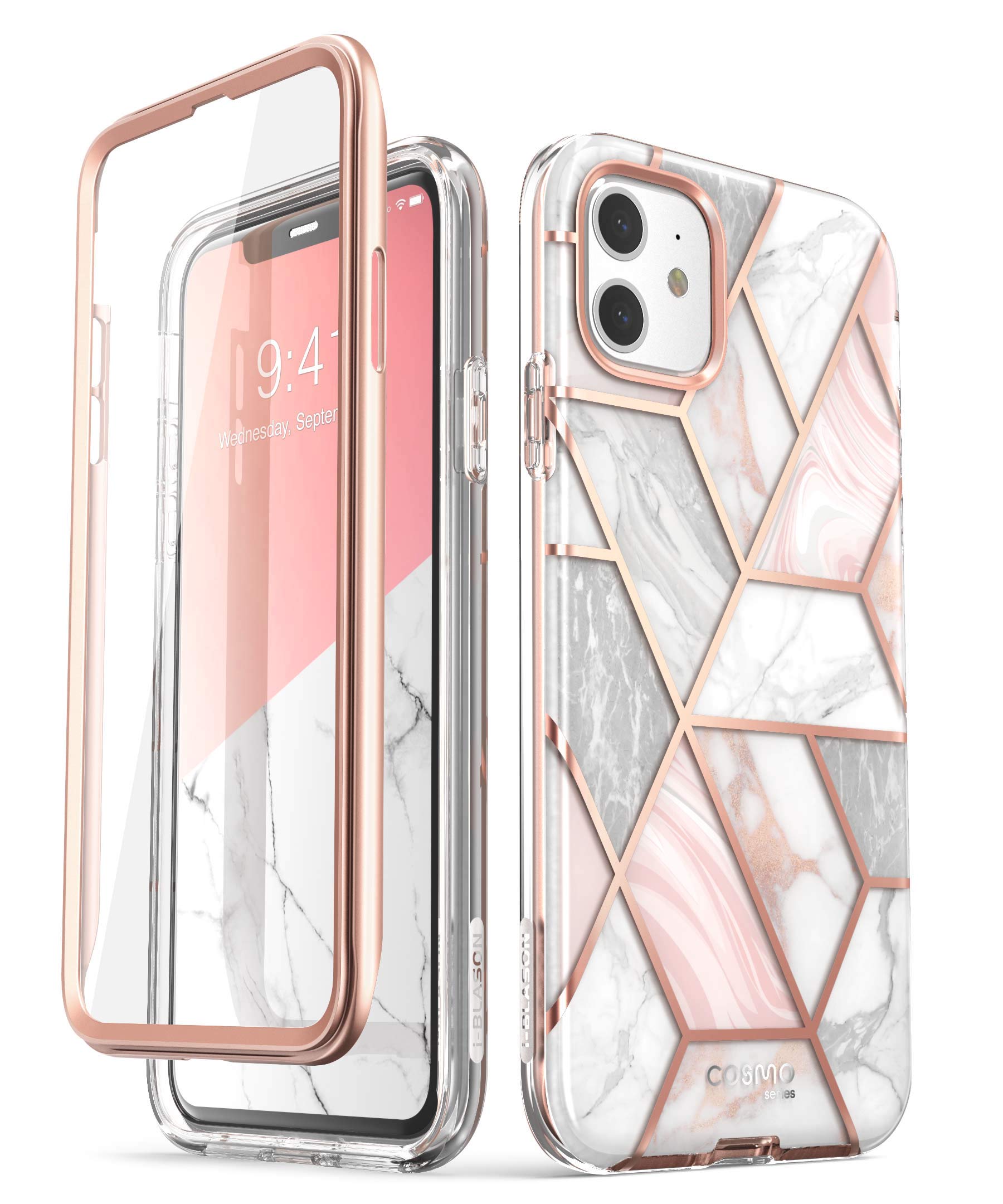 I Blason Cosmo Series Case For Iphone 11 (2019 Release), Slim Full Body Stylish Protective Case With Built In Screen Protector,