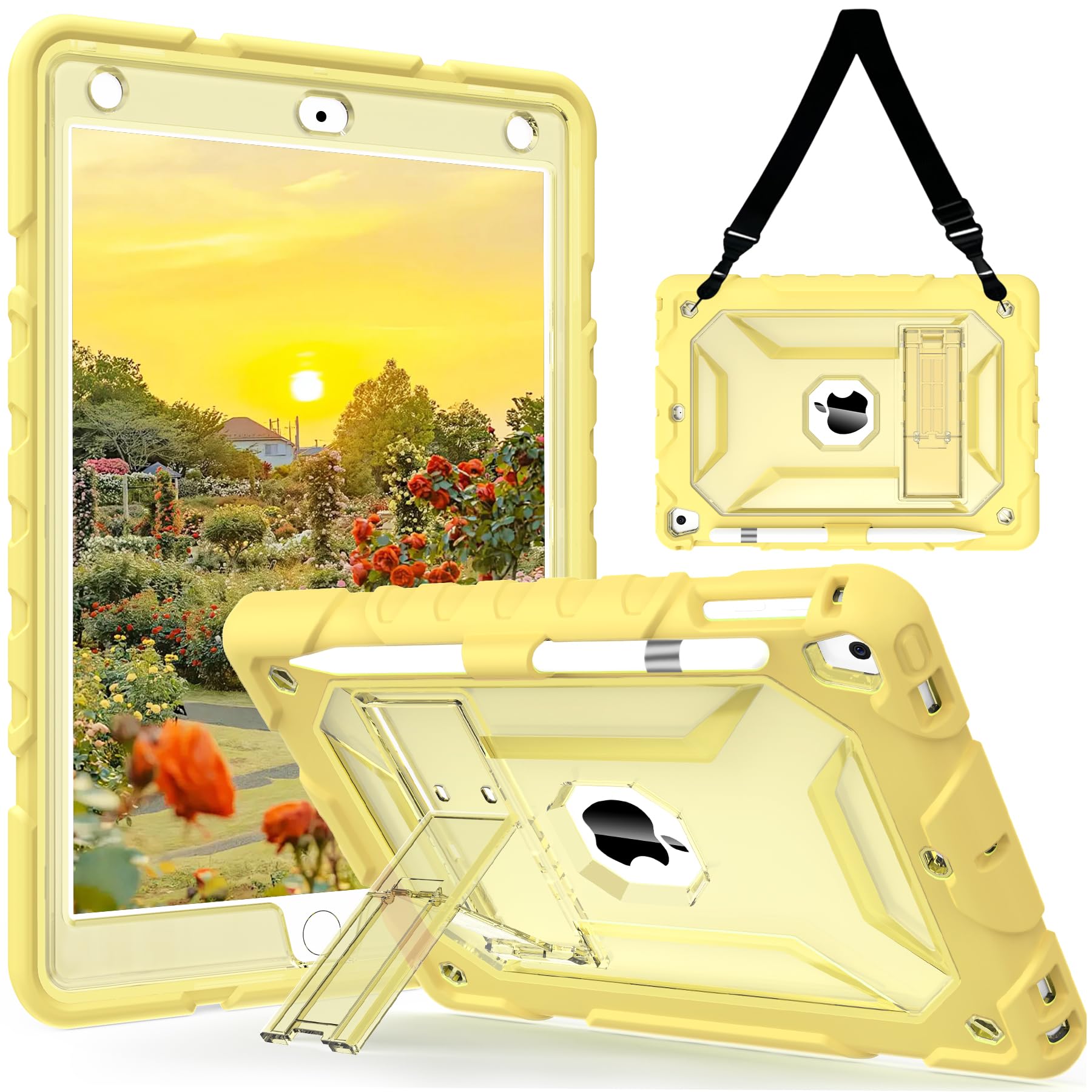 Timism Case With Shoulder Strap For Ipad 6Th / 5Th Generation 9.7 Inch Case (2018/2017), Ipad Air 2 & 1St Case, Ipad Pro 9.7 Cas