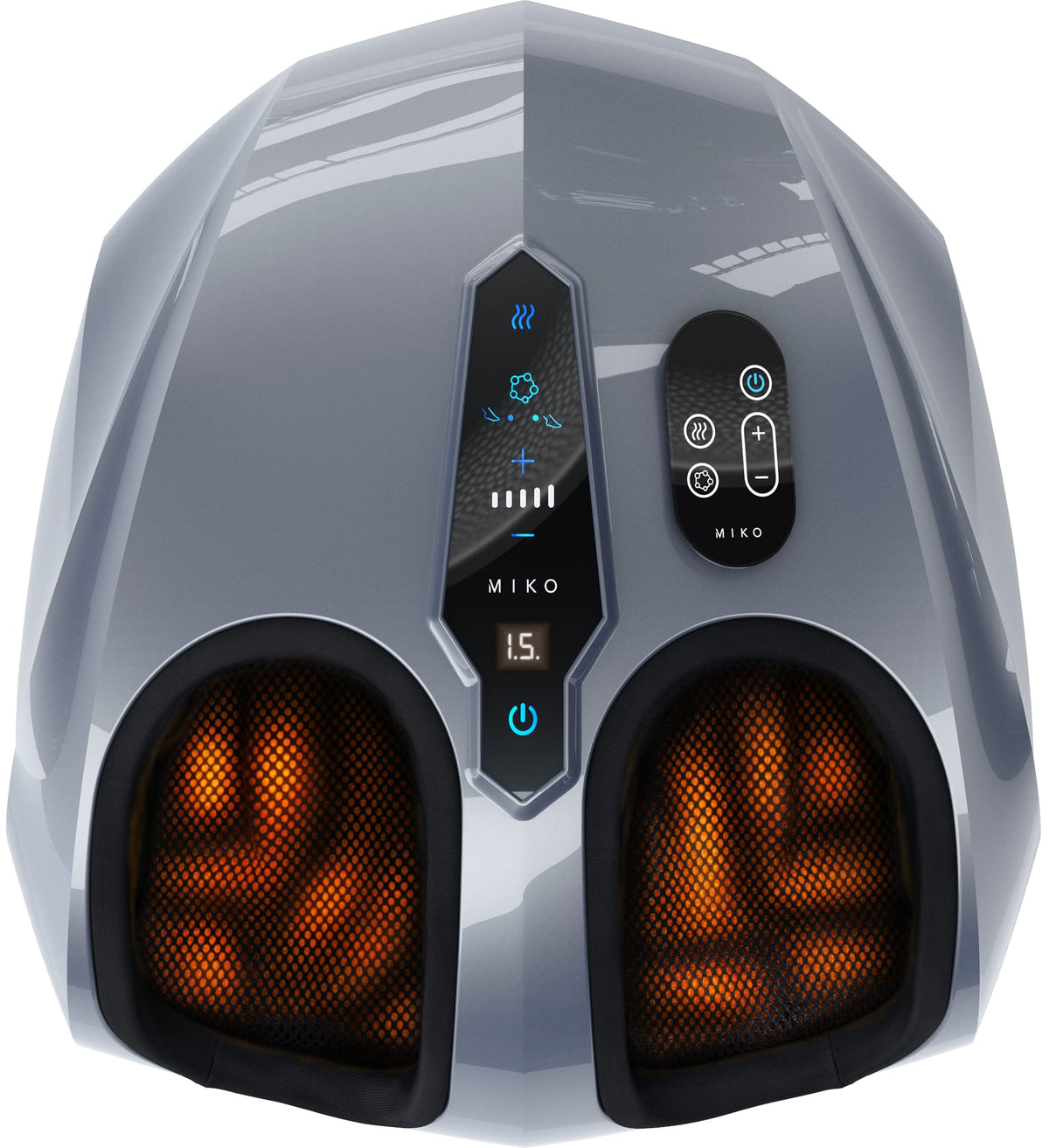 Miko Foot Massager Machine   Deep Kneading, Shiatsu, Air Compression, And Heat Therapy   Plantar Fasciitis, Diabetics, Neuropath
