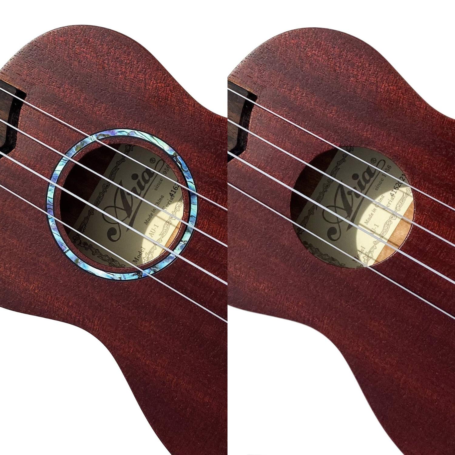 Inlay Sticker For Soprano Ukuleles   Soundhole Rosette/Purfling   Abalone Blue