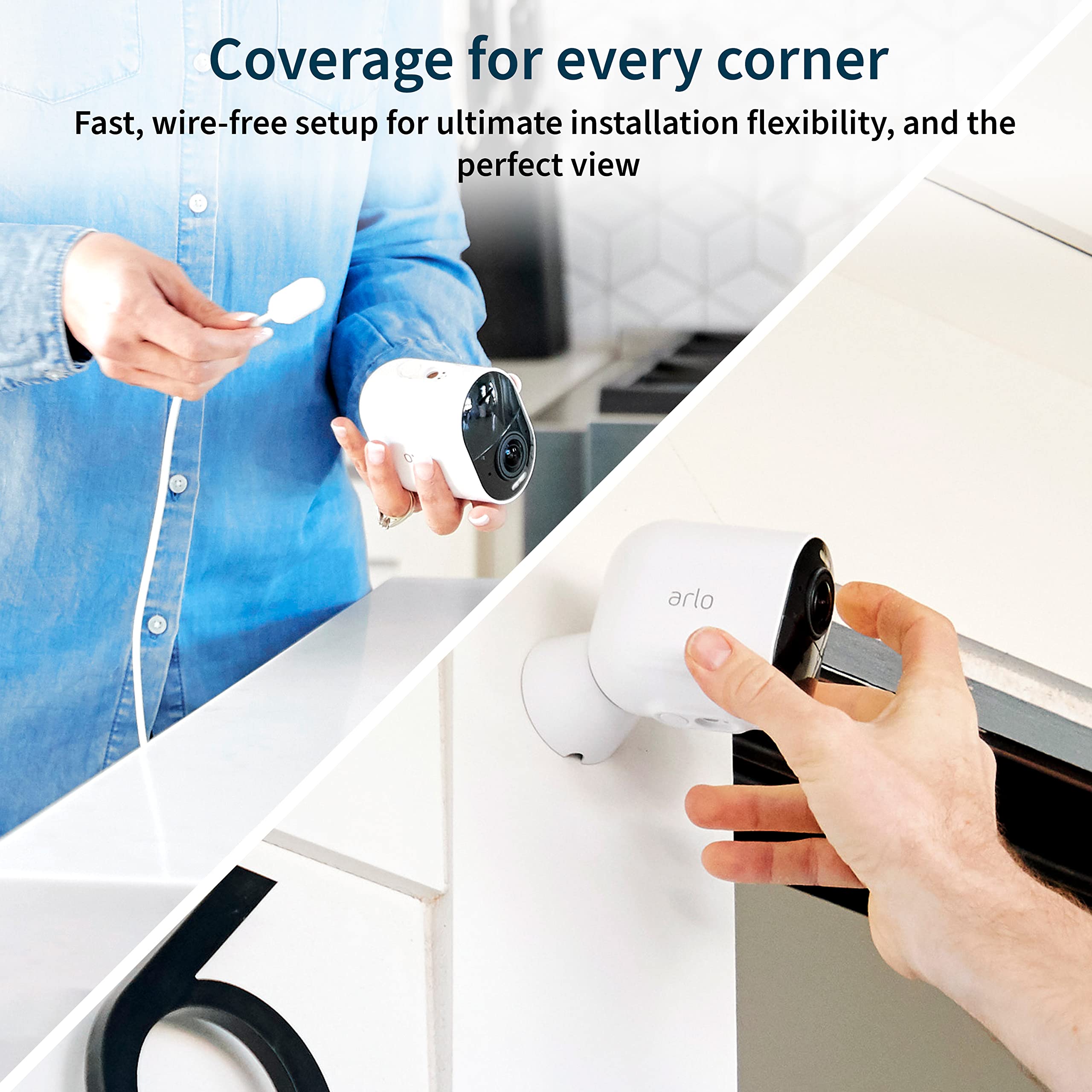 Arlo Ultra 2 Spotlight Camera & Smart Hub - Wireless Home Security Camera With Color Night Vision, Motion Sensor, 4K Hdr & 2-Way