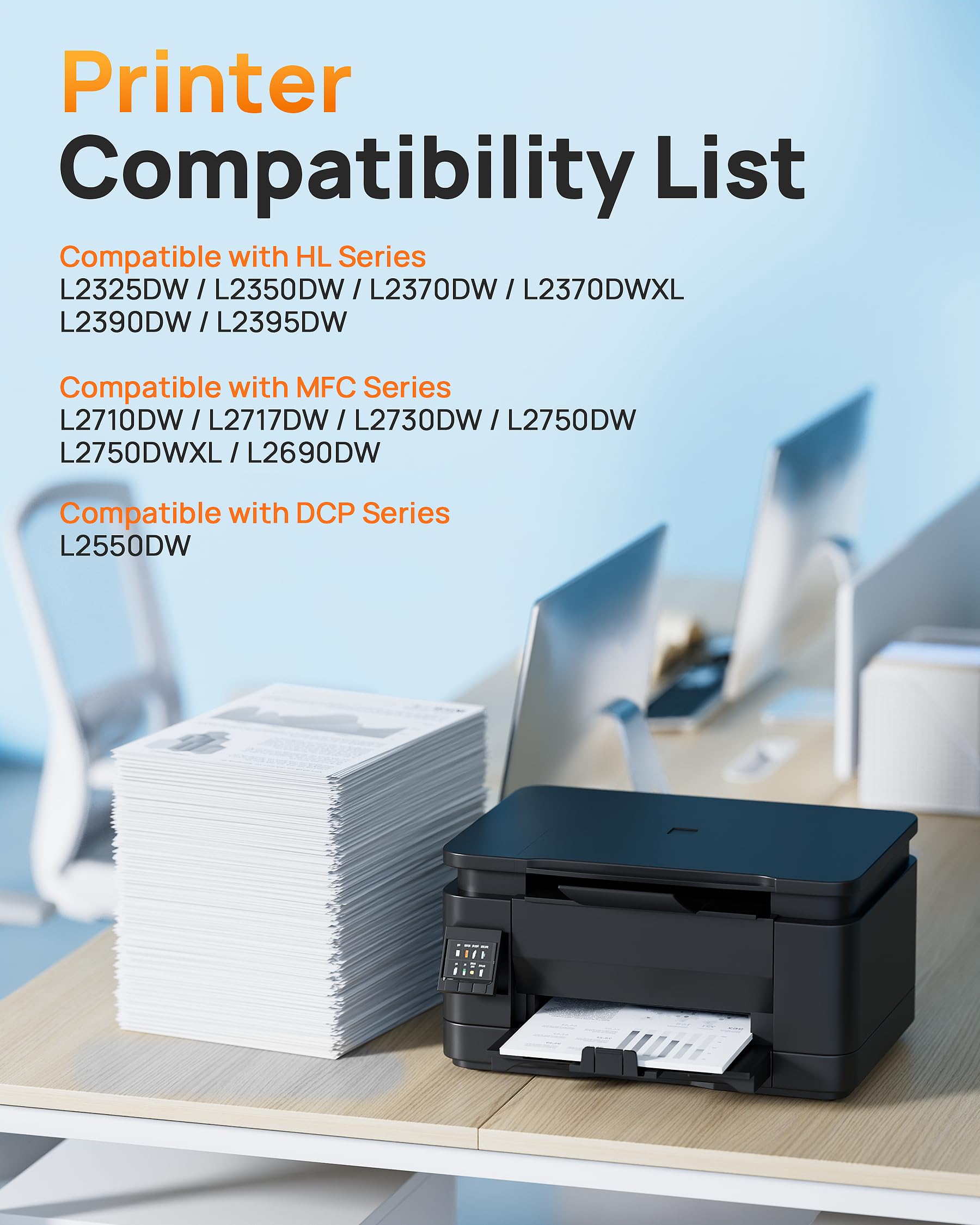 E Z Ink Compatible Tn760 Toner Cartridges Replacement For Brother Tn 760 Tn730 Tn 730 To Use With Hl L2350Dw Hl L2395Dw Hl L2390