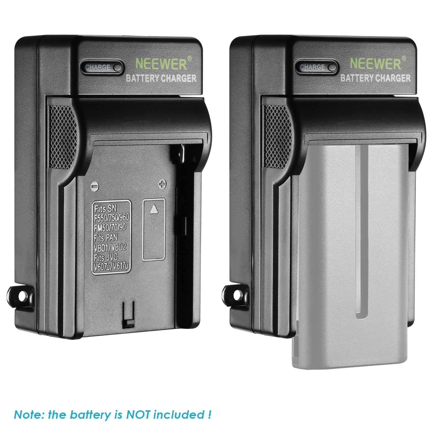 Neewer Ac Wall Charger Battery Charger For Sony Np F550/F750/F960/F330/F570 Pa Vbd1 Pa Vbd2 Batteries