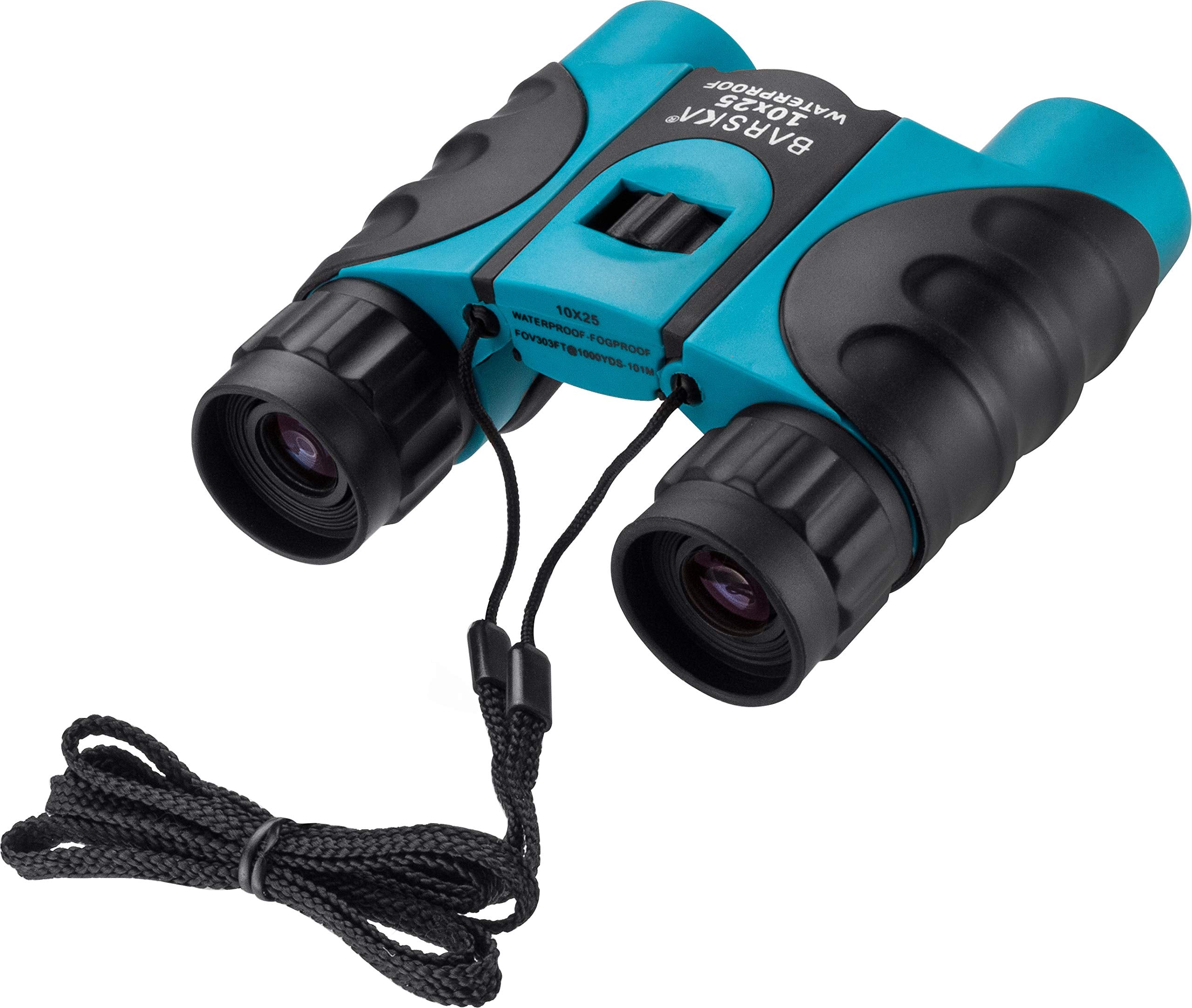 Barska 10X25Mm Blue Waterproof Compact Binoculars (Ab12726)