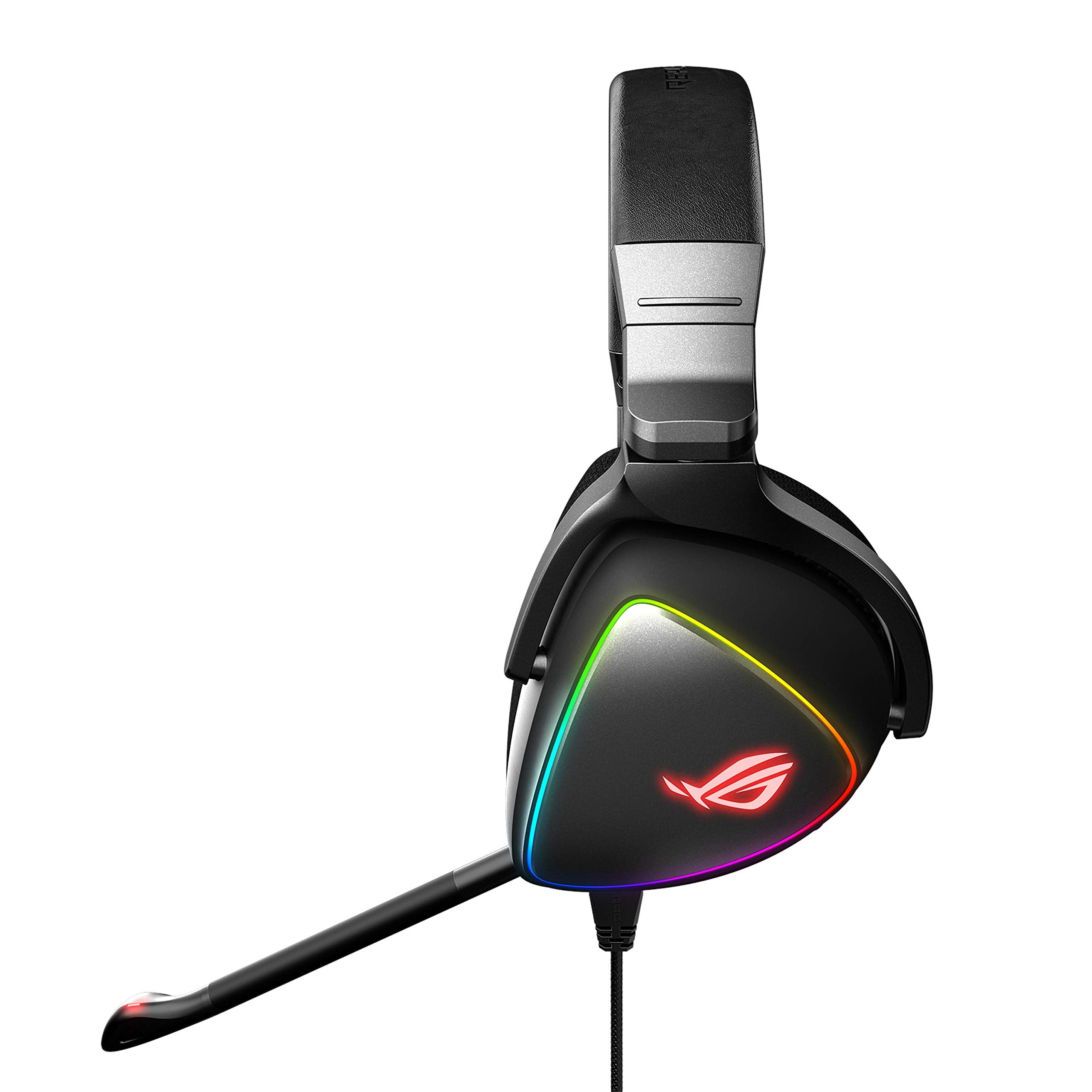Asus Gaming Headset Rog Delta | Headset With Mic And Hi-Res Ess Quad-Dac | Compatible Gaming Headphones For Pc, Mac, Ps4, Xbox O