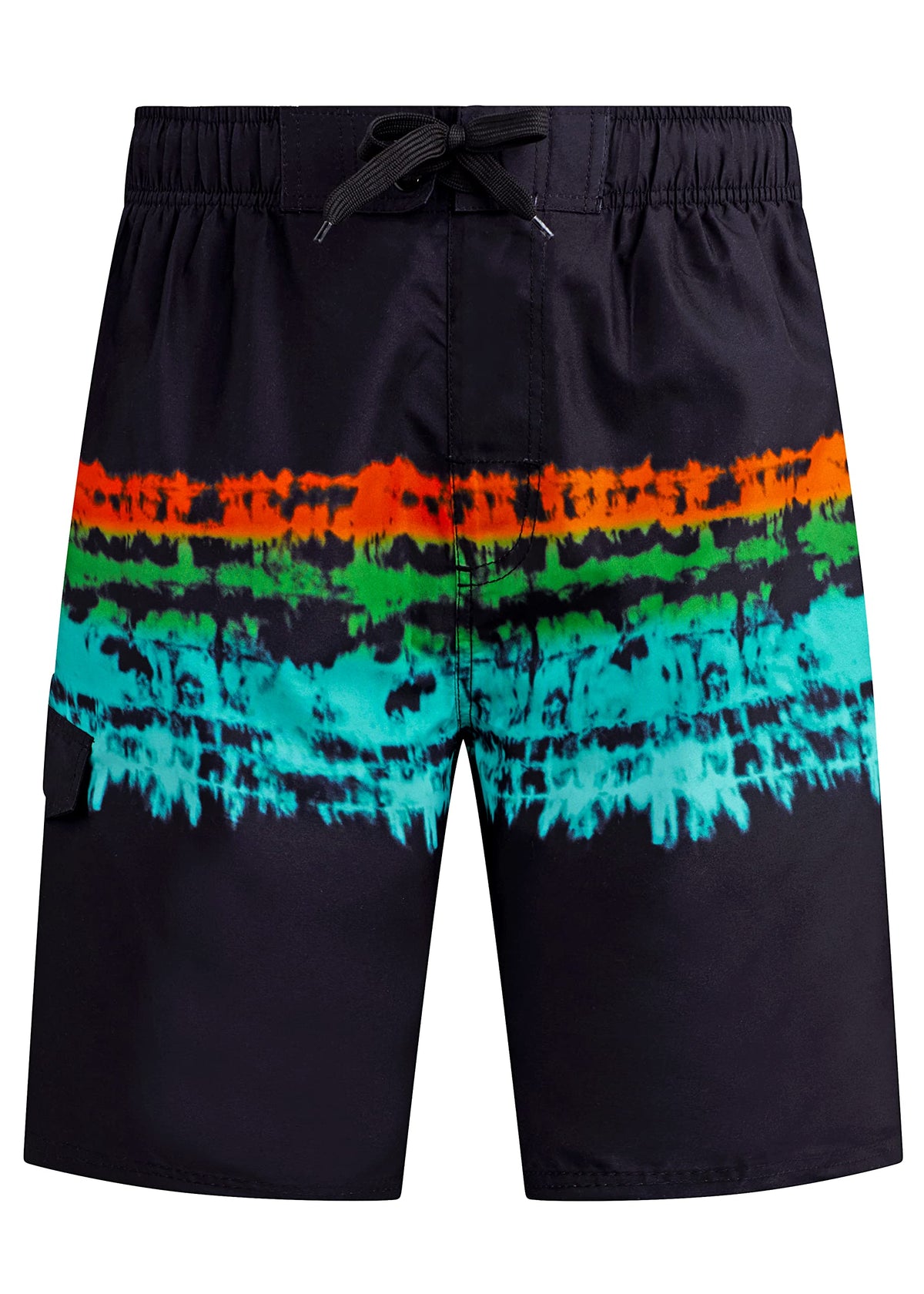 Kanu Surf Mens Standard Infinite Swim Trunks (Regular  Extended Sizes), Prism Blackgreen, Small