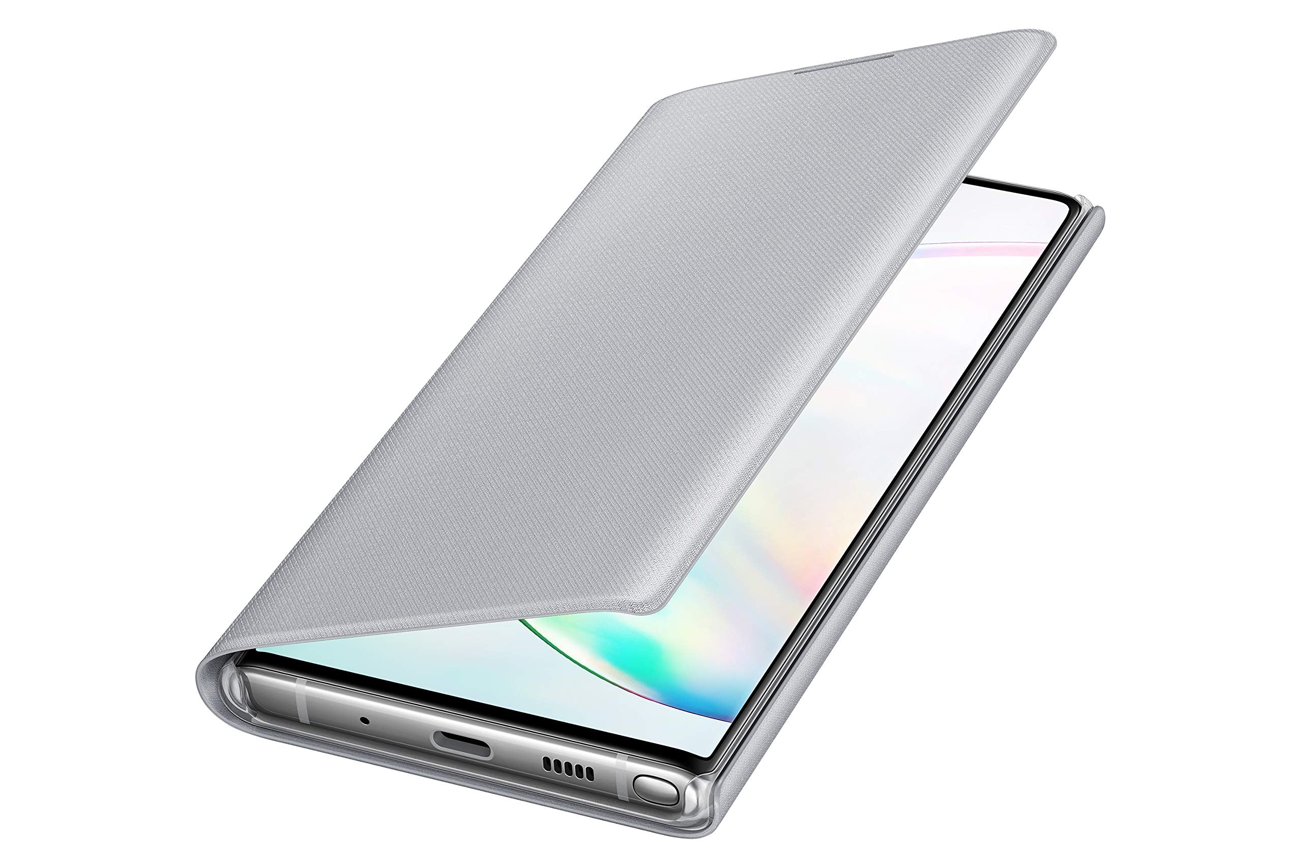 Samsung Original Galaxy Note 10 Led View Cover Case - Silver
