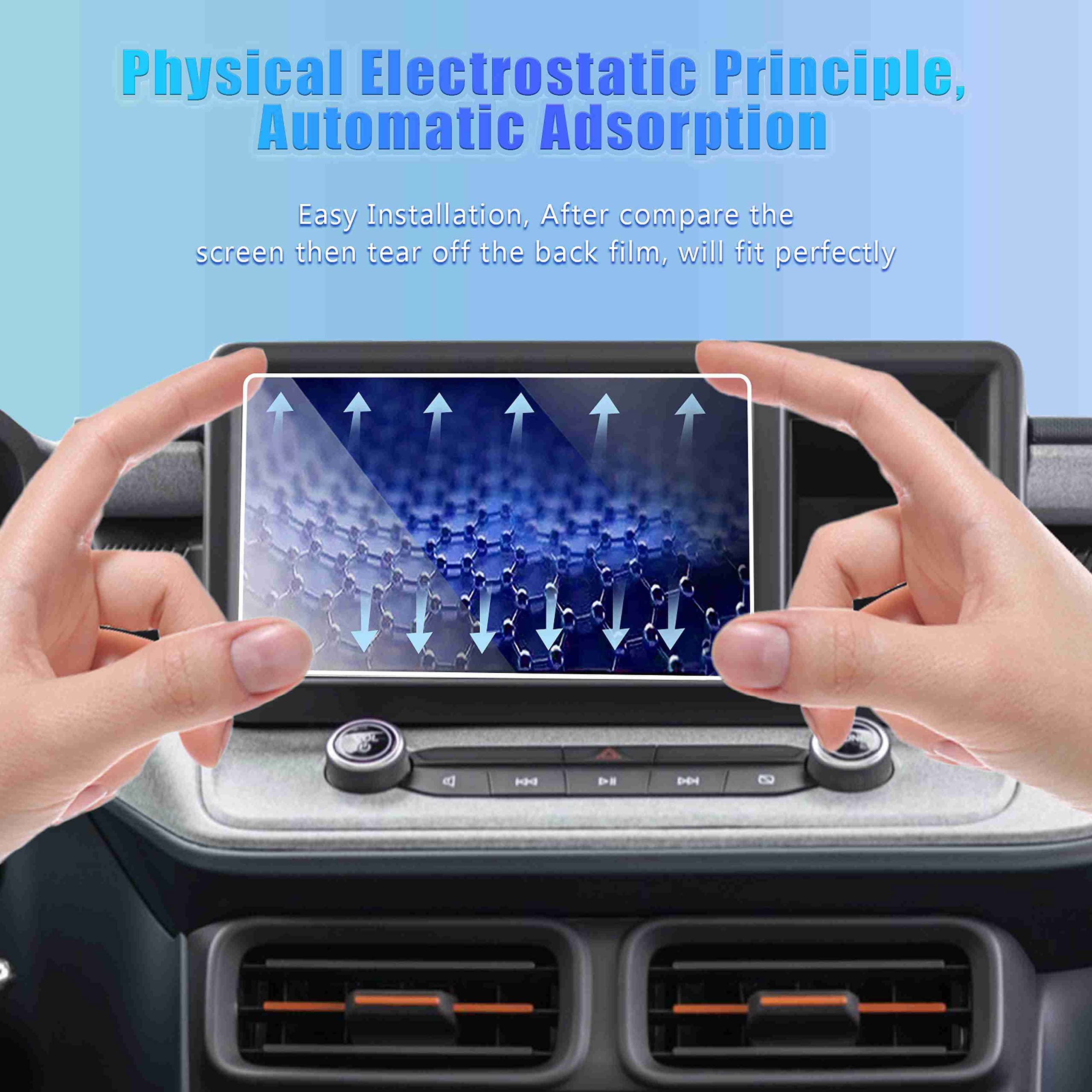 Gfjnfg For 2022 2024 Ford Maverick Screen Protector Maverick 8 Inch Radio Display 2022 2023 2024 Ford Maverick Xl/Xlt/Lariat Acc