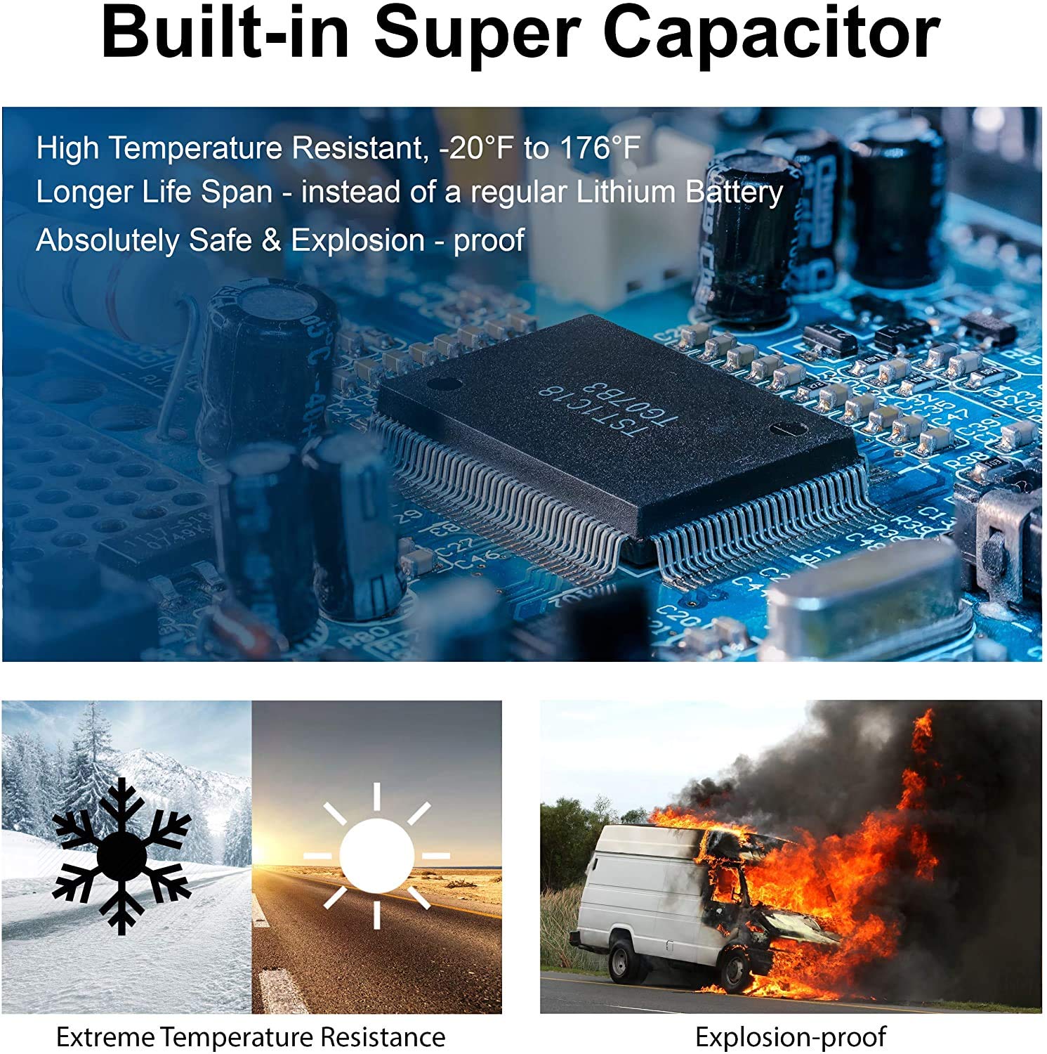 Rexing V3 Basic Dual Camera Front And Inside Cabin Infrared Night Vision Full Hd 1080P Wifi Car Taxi Dash Cam With Supercapacito