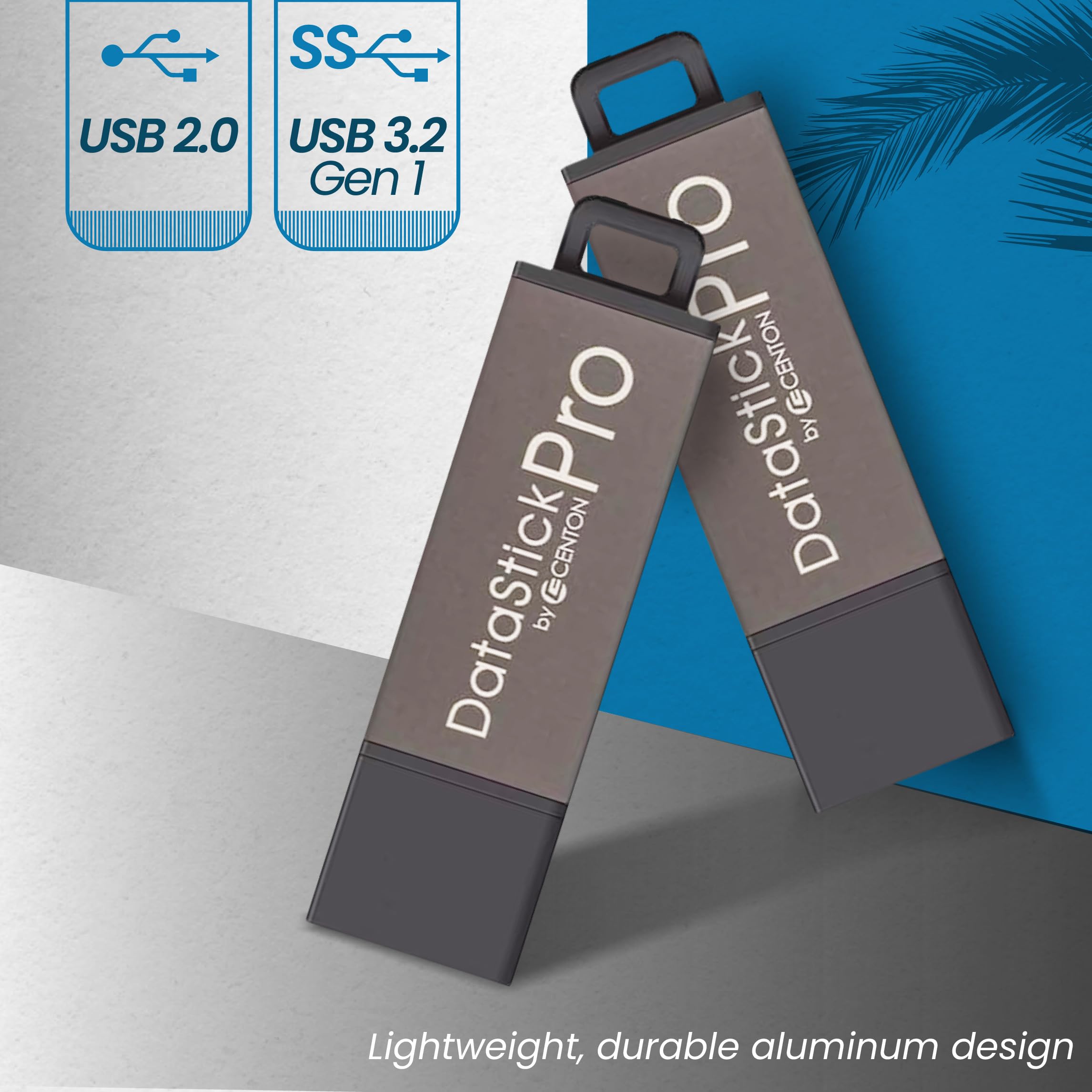Centon Datastick Pro USB 2.0 64GB Grey Flash Drive