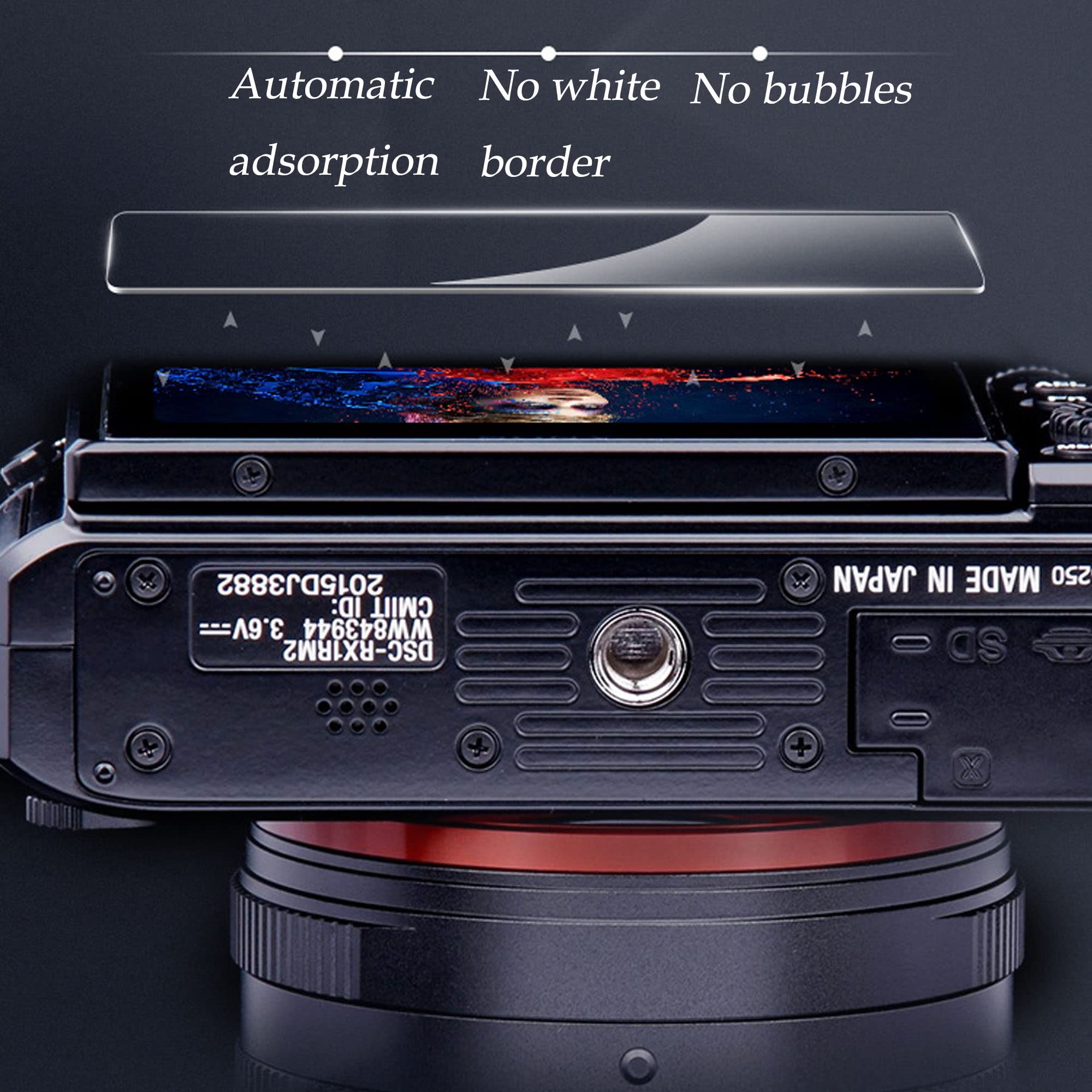 Zlmc Eos R7 Screen Protector, Suitable For The Tempered Glass Lcd Screen Of Canon R7 Camera (3 Pack), 0.3Mm 9H Hardness Tempered