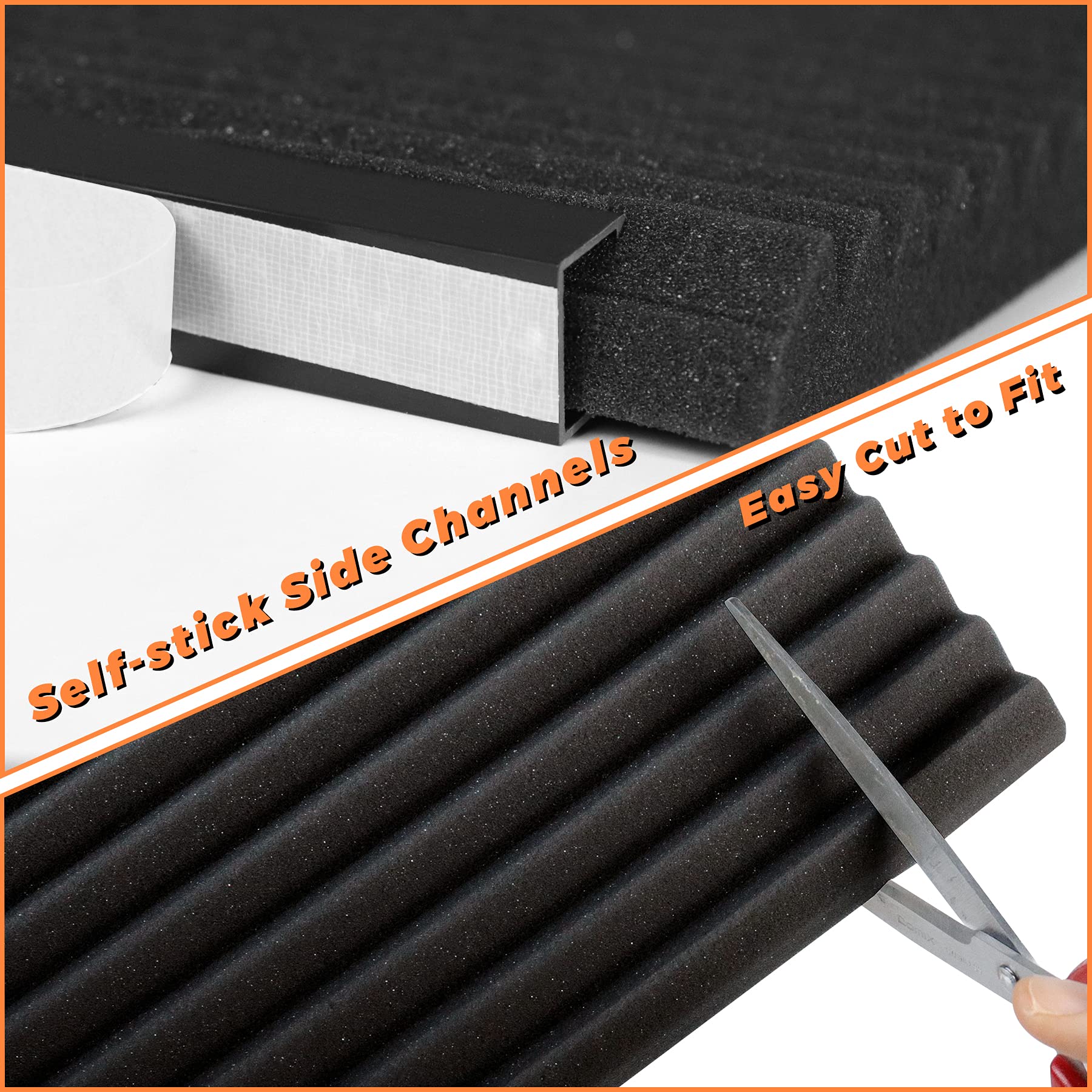 Gcgoods Window Air Conditioner Foam Insulating Panels With Window A/C Filter, 17 '' H X 9 '' W X 7/8 '' T, Pack Of 2 Window Ac S