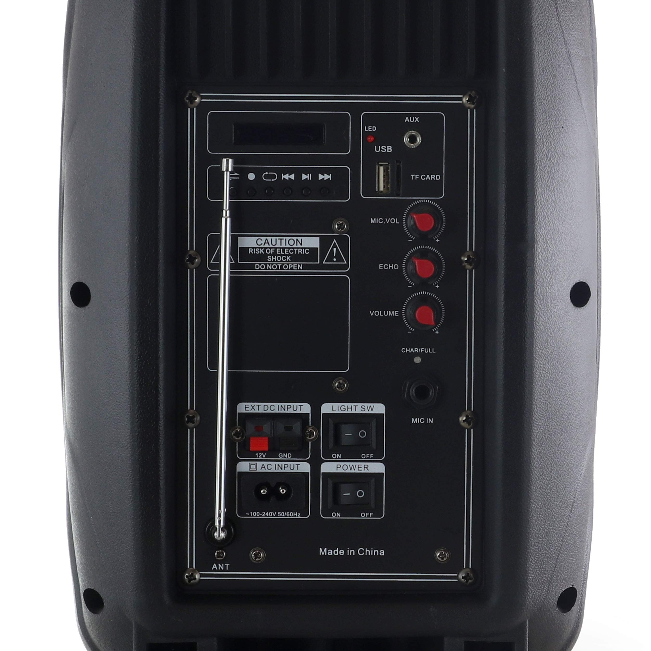 Befree Sound Bluetooth Portable Party Speaker With Usb, Sd And Reactive Lights