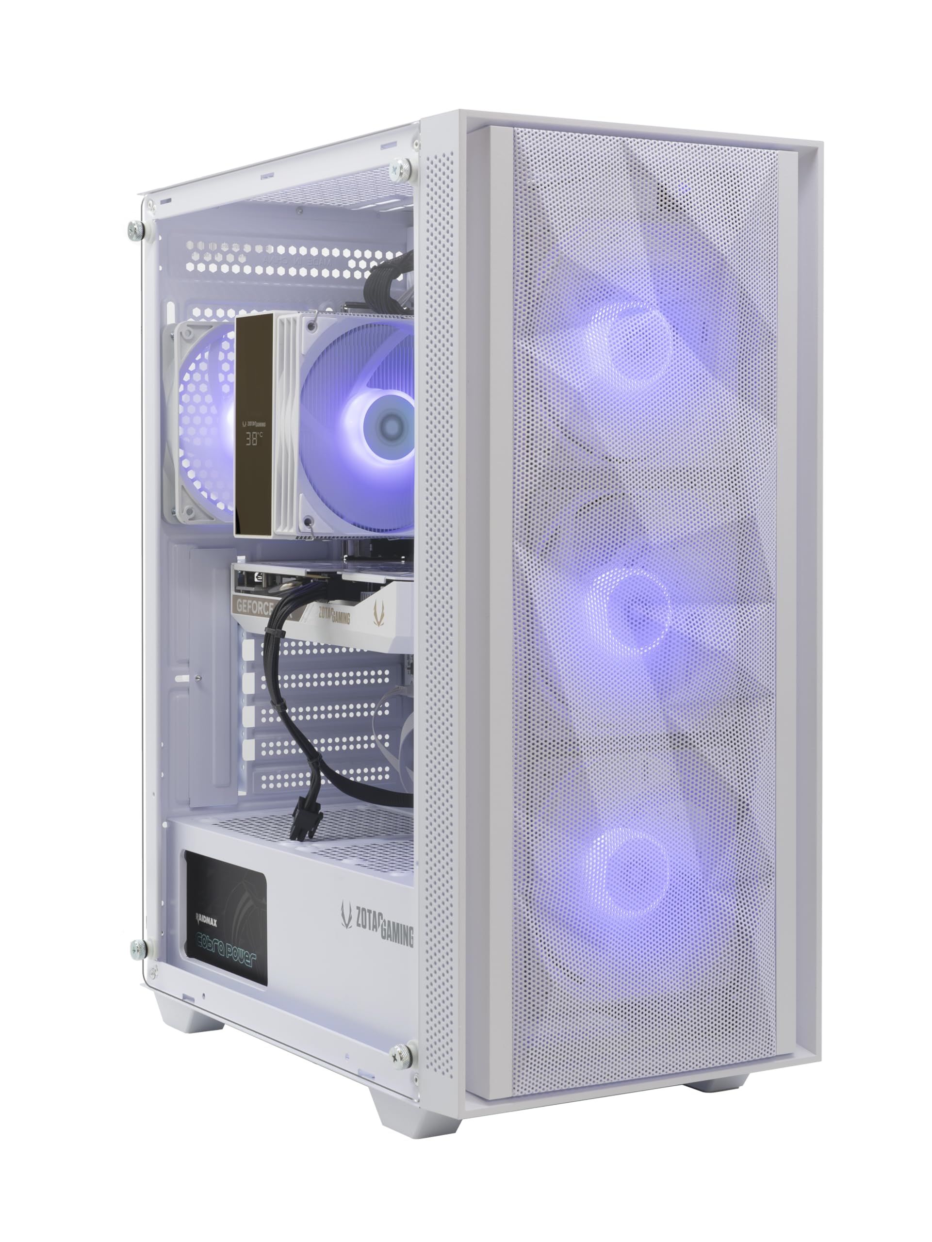 ZOTAC MEK Gaming PC Desktop, NVIDIA GeForce RTX 5060 8GB GDDR7, AMD Ryzen 5 9600X Up to 5.4GHz, 16GB DDR5, 1TB NVMe SSD, 650W 80