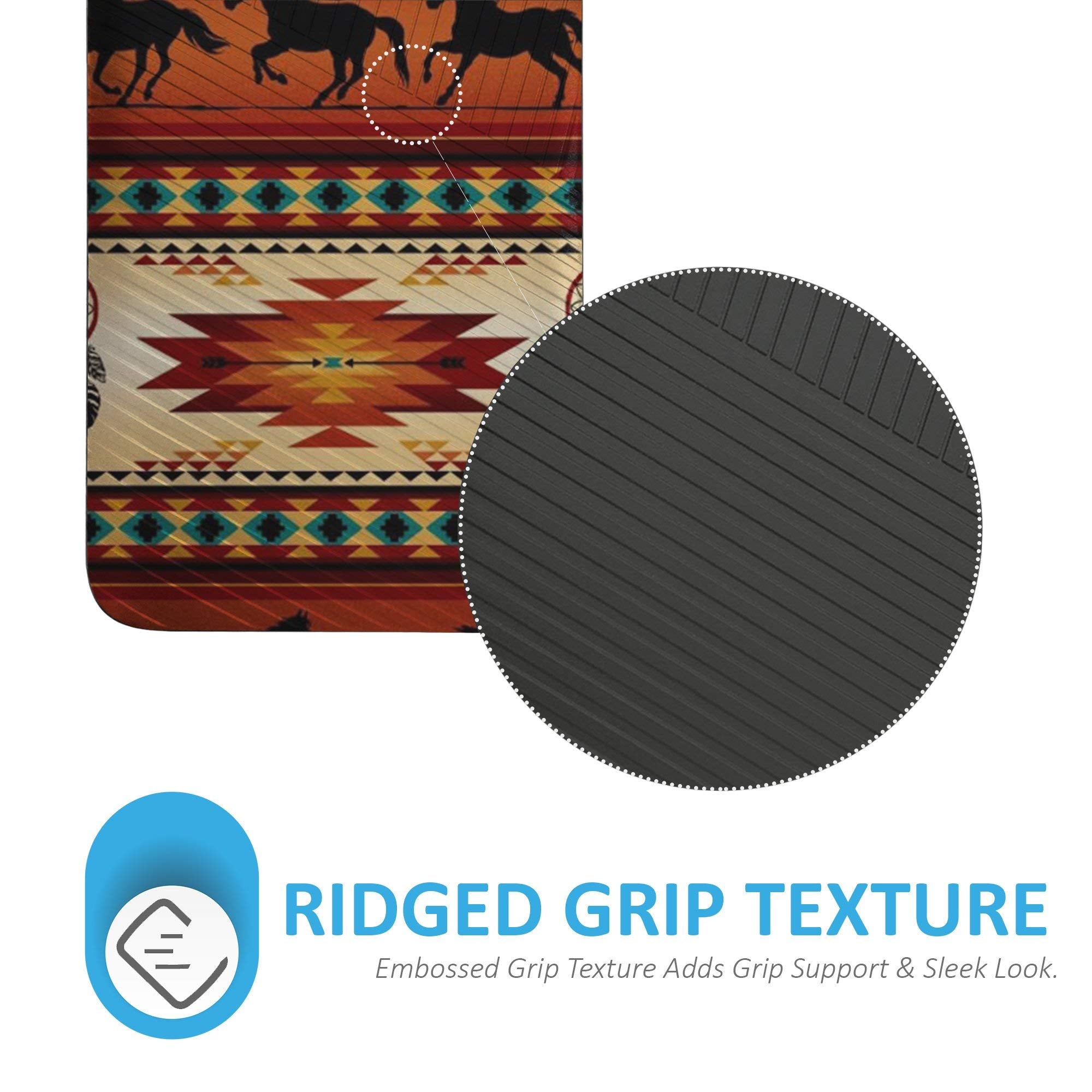 Casesondeck Case Compatible With [Samsung Galaxy Note 9] Textured Tribal Floral Designs On Dual Layer Embossed Slim Cover (Weste