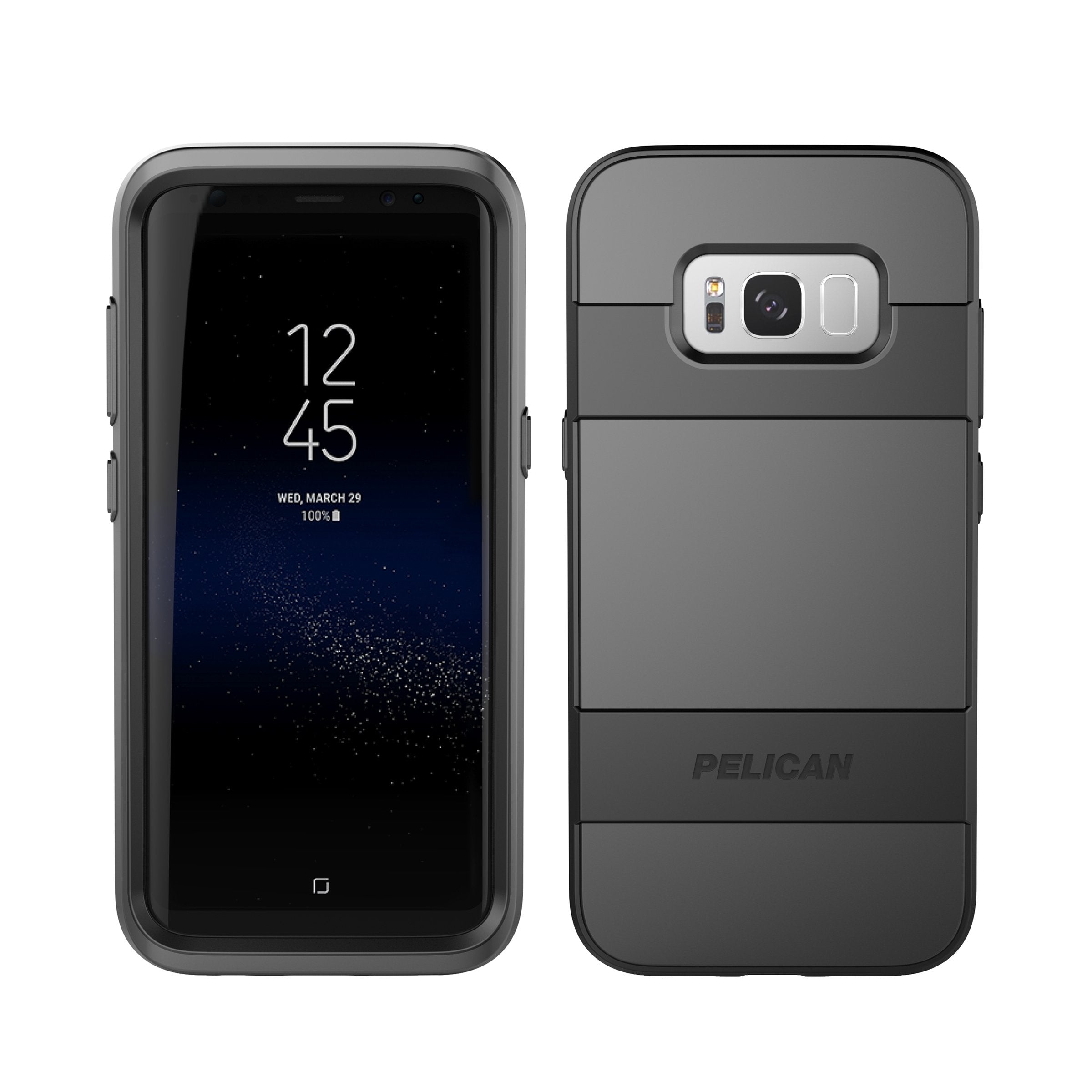Pelican Voyager Phone Case For Samsung Galaxy S8 (Black/Black)